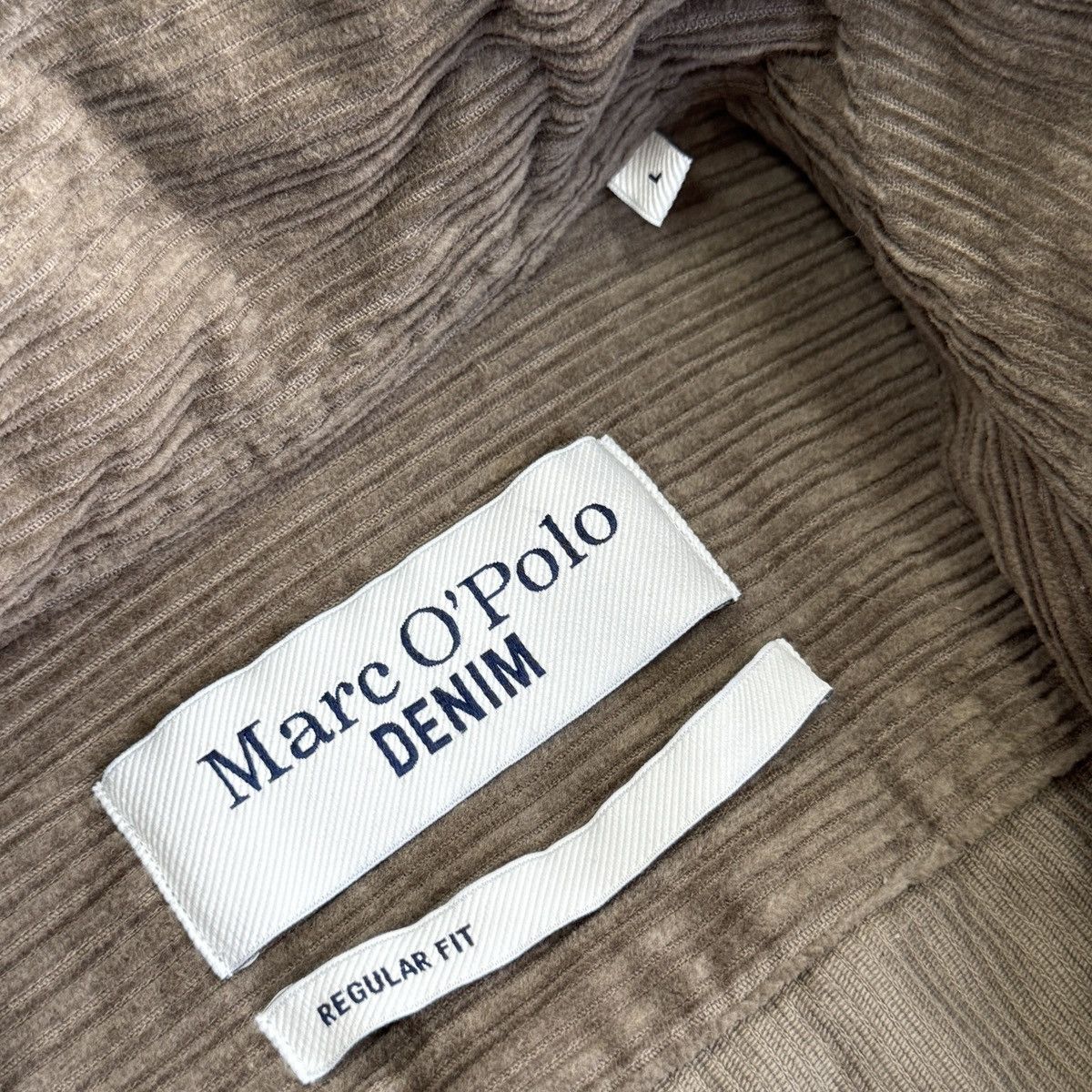 Marc O'Polo Marc O'Polo Denim Corduroy Men Overshirt Size L Size US L / EU 52-54 / 3 - 12 Thumbnail