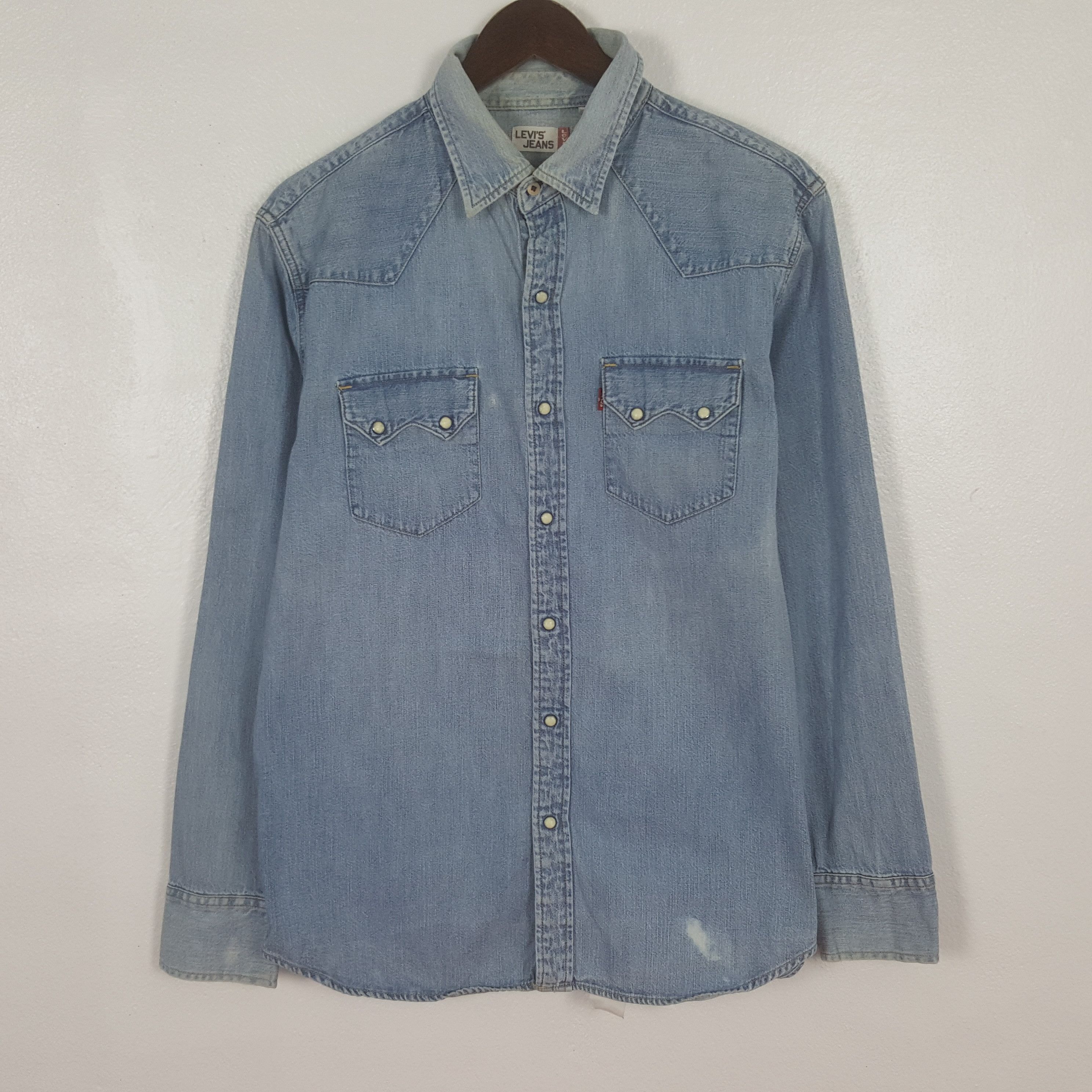 DENIM TEARS × Levi's Denim Tears x Levis Peace Patchwork Button Up