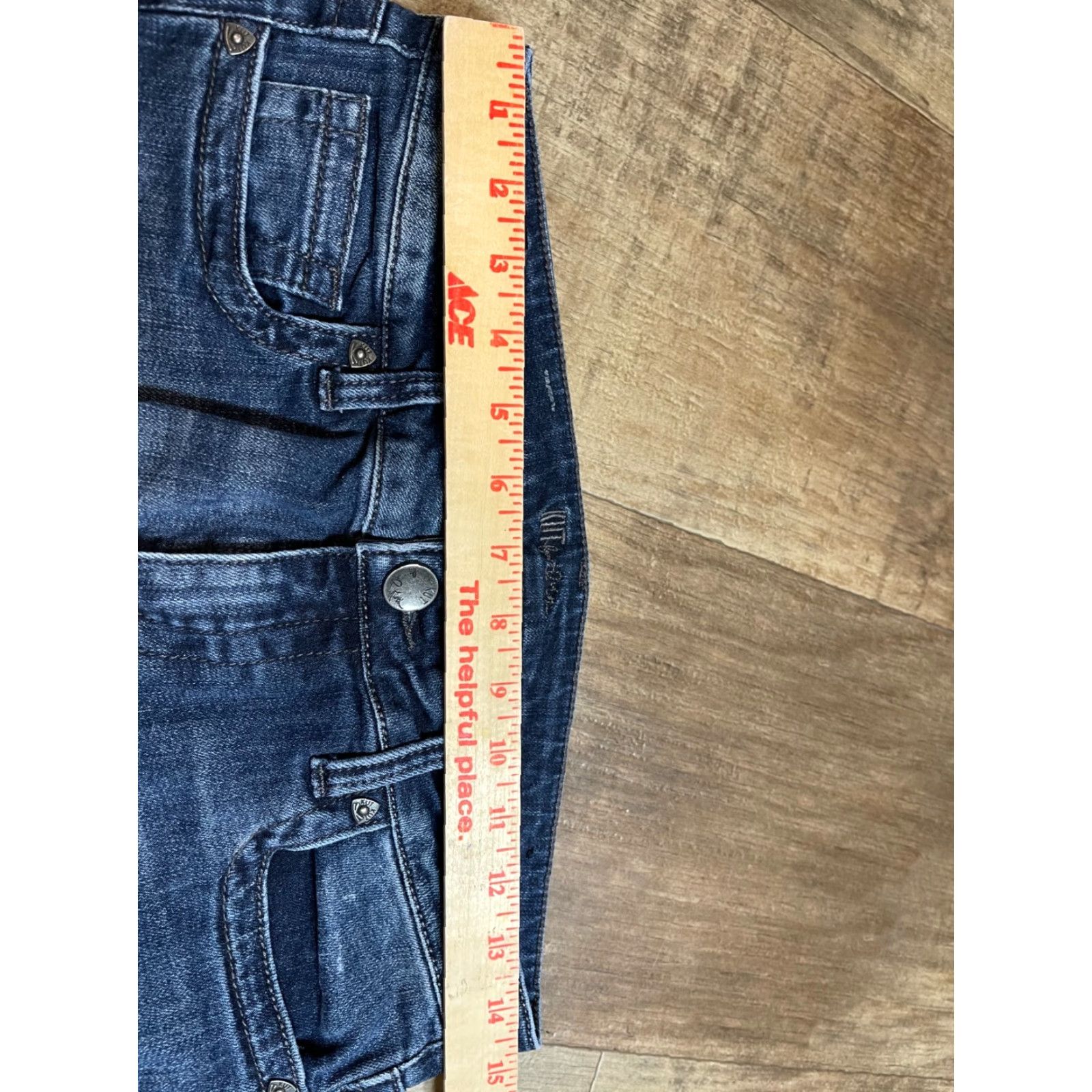 Vintage KUT from the Kloth Jeans Women's Size 6 Blue Denim Straight Pockets Stretch Regular Dark Wash Size 28" / US 6 / IT 42 - 3 Thumbnail