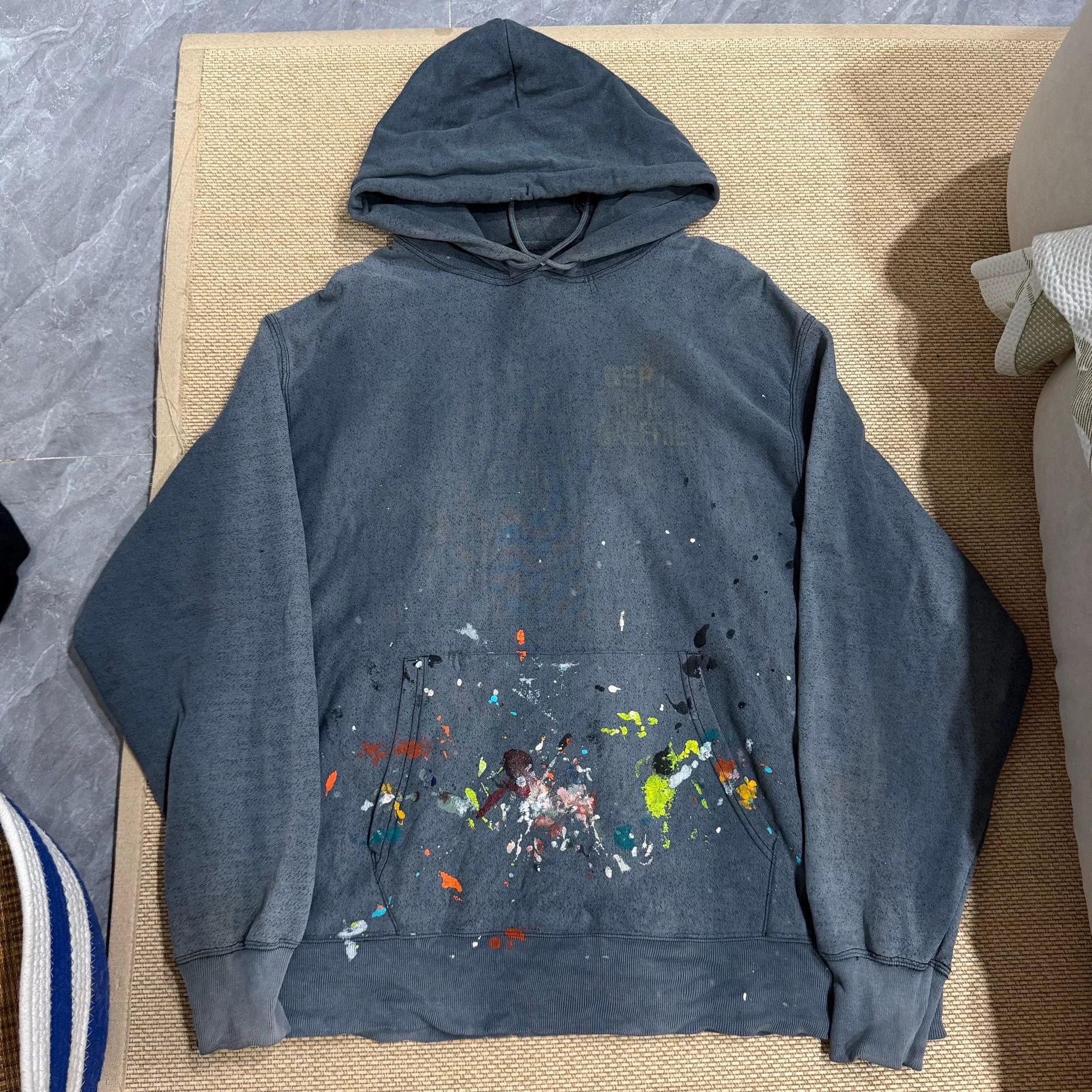 Gallery Dept. Gallery Dept Blue Tie-Dye Hoodie Size US L / EU 52-54 / 3 - 1 Thumbnail