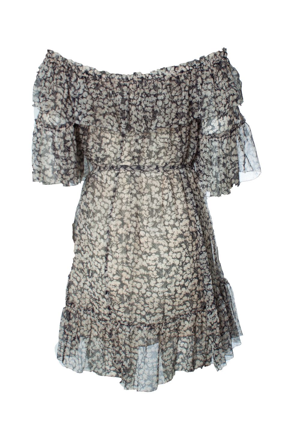 Zimmermann Zimmermann, Prima Cherry off shoulder frill dress Size L / US 10 / IT 46 - 3 Thumbnail