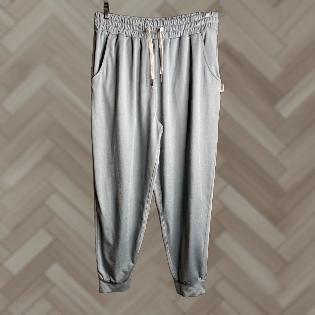 Vintage Feat Pants Men’s Blue Sweatpants Joggers Move Performance Pant M Regular Drawstring Activewear Size US 31 - 1 Thumbnail