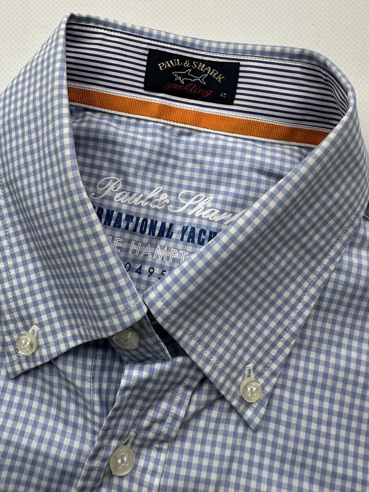 Paul & Shark Paul&Shark Vintage Shirt Short Sleeve (549) Size US L / EU 52-54 / 3 - 4 Thumbnail