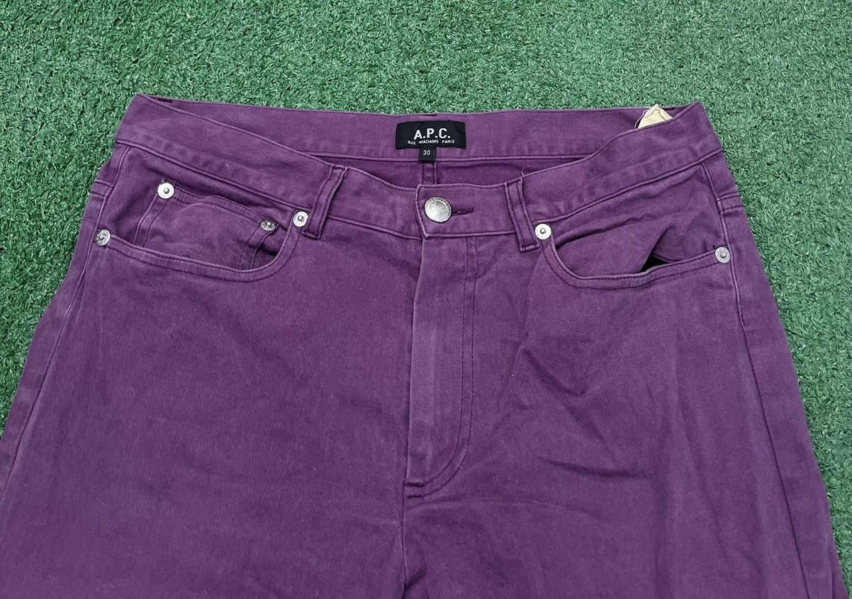 A.P.C. A.P.C. Denim Pants Purple Vintage Size US 30 / EU 46 - 3 Thumbnail
