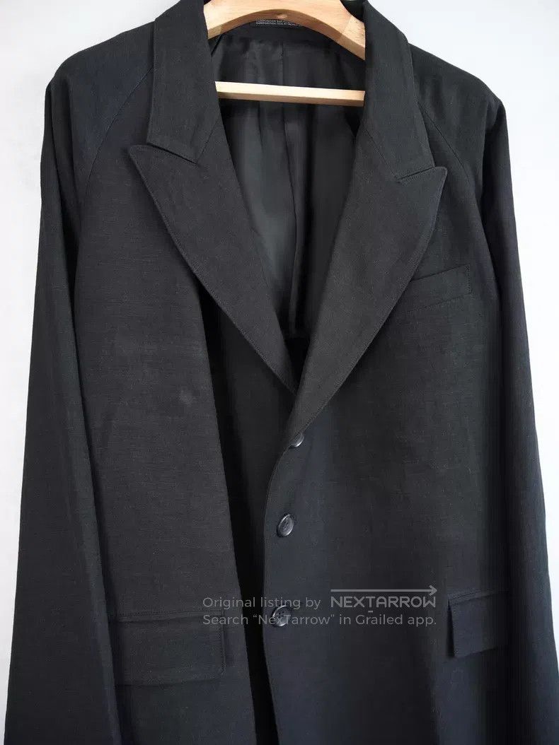 Yohji Yamamoto Yohji Yamamoto 24SS shoulder sleeve linen blend jacket| Size US M / EU 48-50 / 2 - 4 Thumbnail