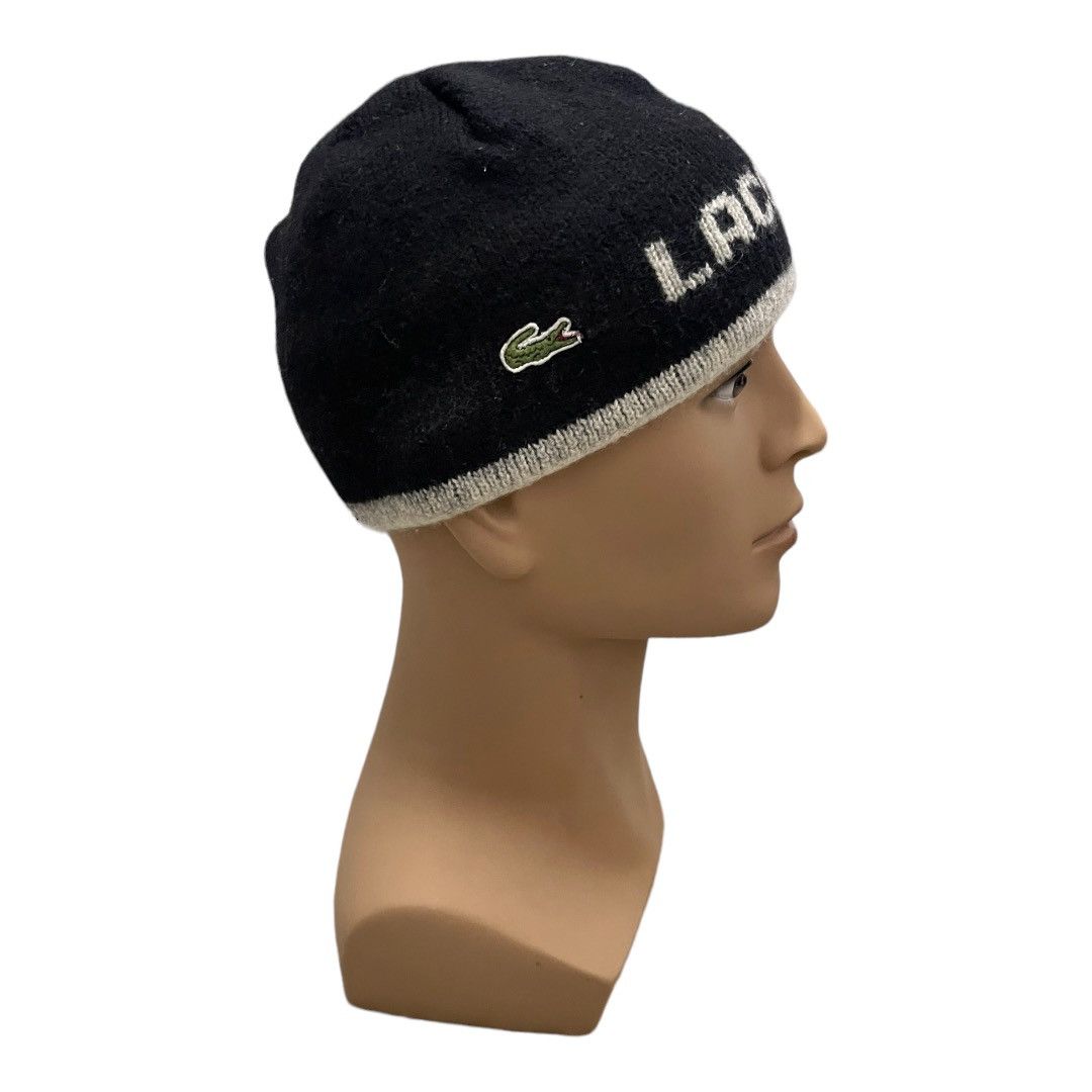 Lacoste Vintage Lacoste Spell Out Beanie Hats Size ONE SIZE - 3 Thumbnail
