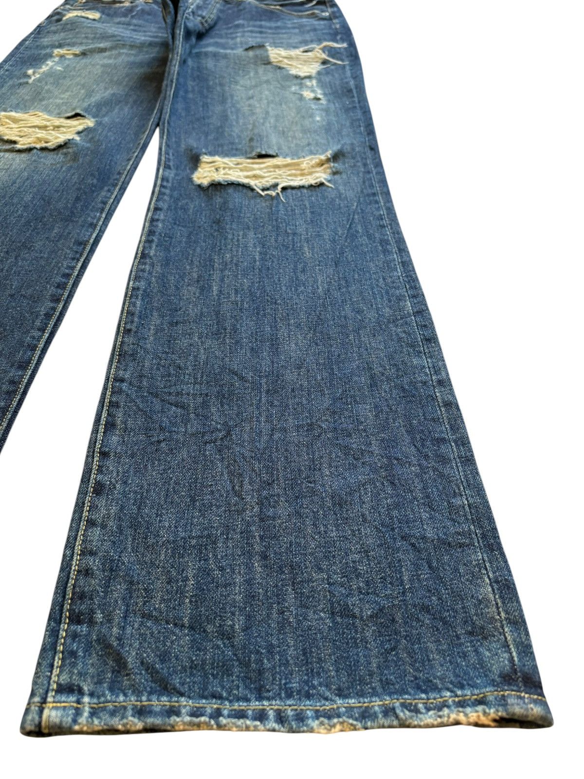 Japanese Brand Vintage Japanese Brand Mud Wash Distressed Baggy Jeans Size US 34 / EU 50 - 7 Thumbnail