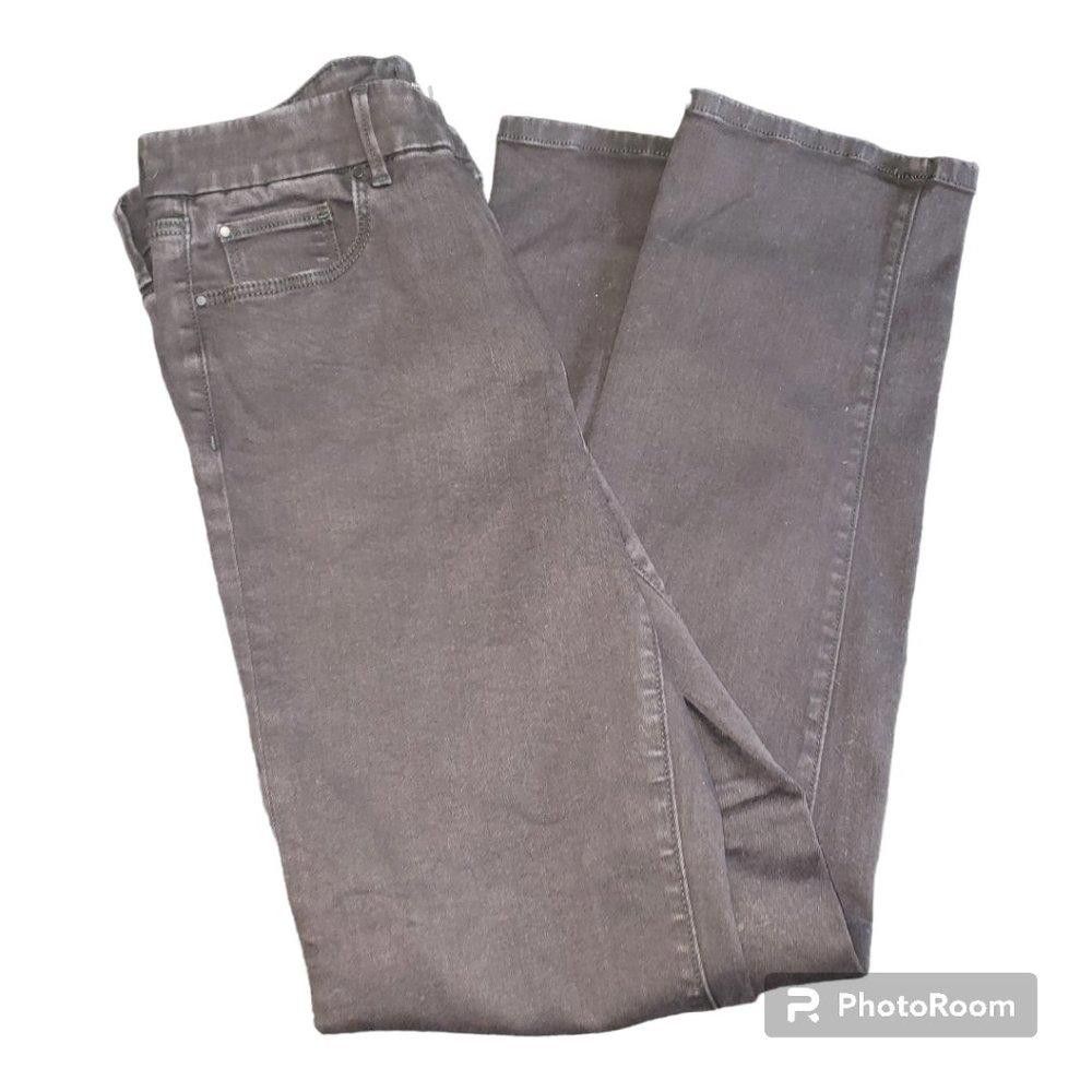 Ann Taylor CT681 Ann Taylor Ladies Straight Cut Jeans 12 Size 34" / US 12 / IT 48 - 4 Thumbnail