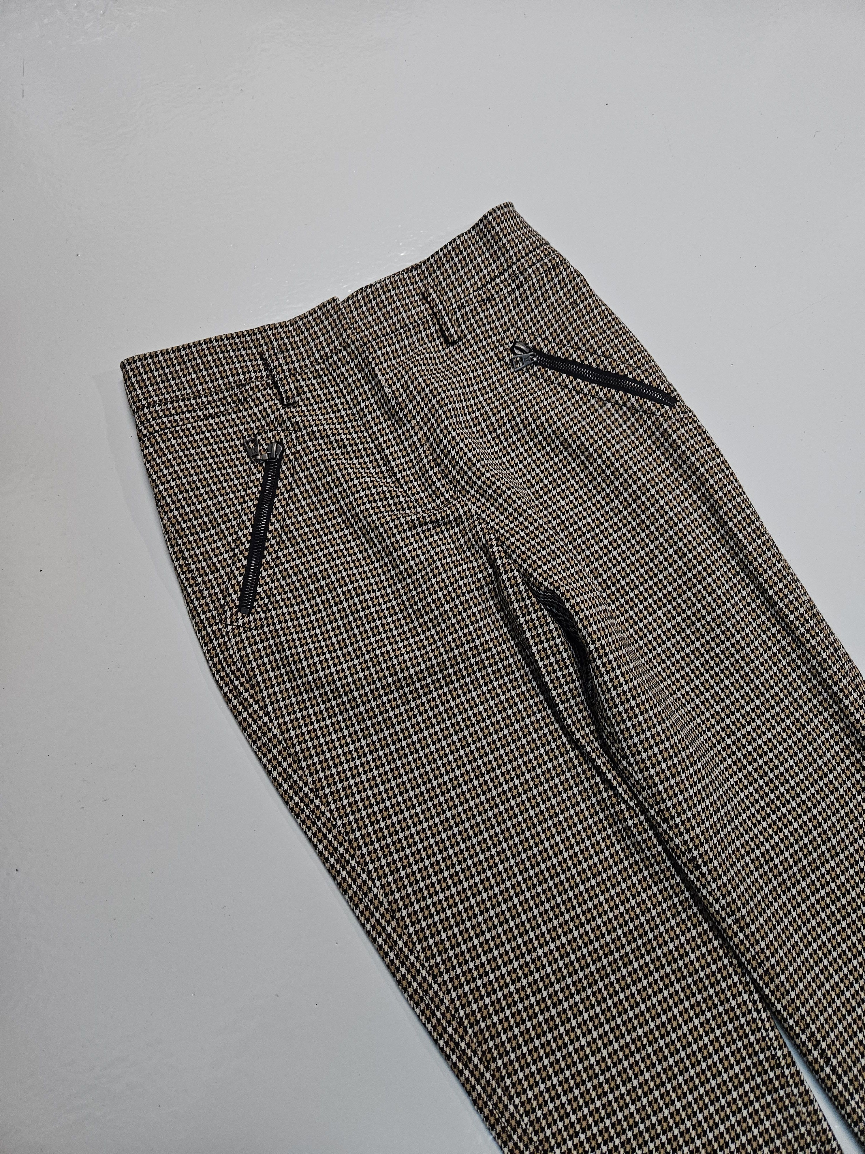 Louis Vuitton Louis Vuitton tapered herringbone wool pants Size 27" / US 4 / IT 40 - 3 Thumbnail