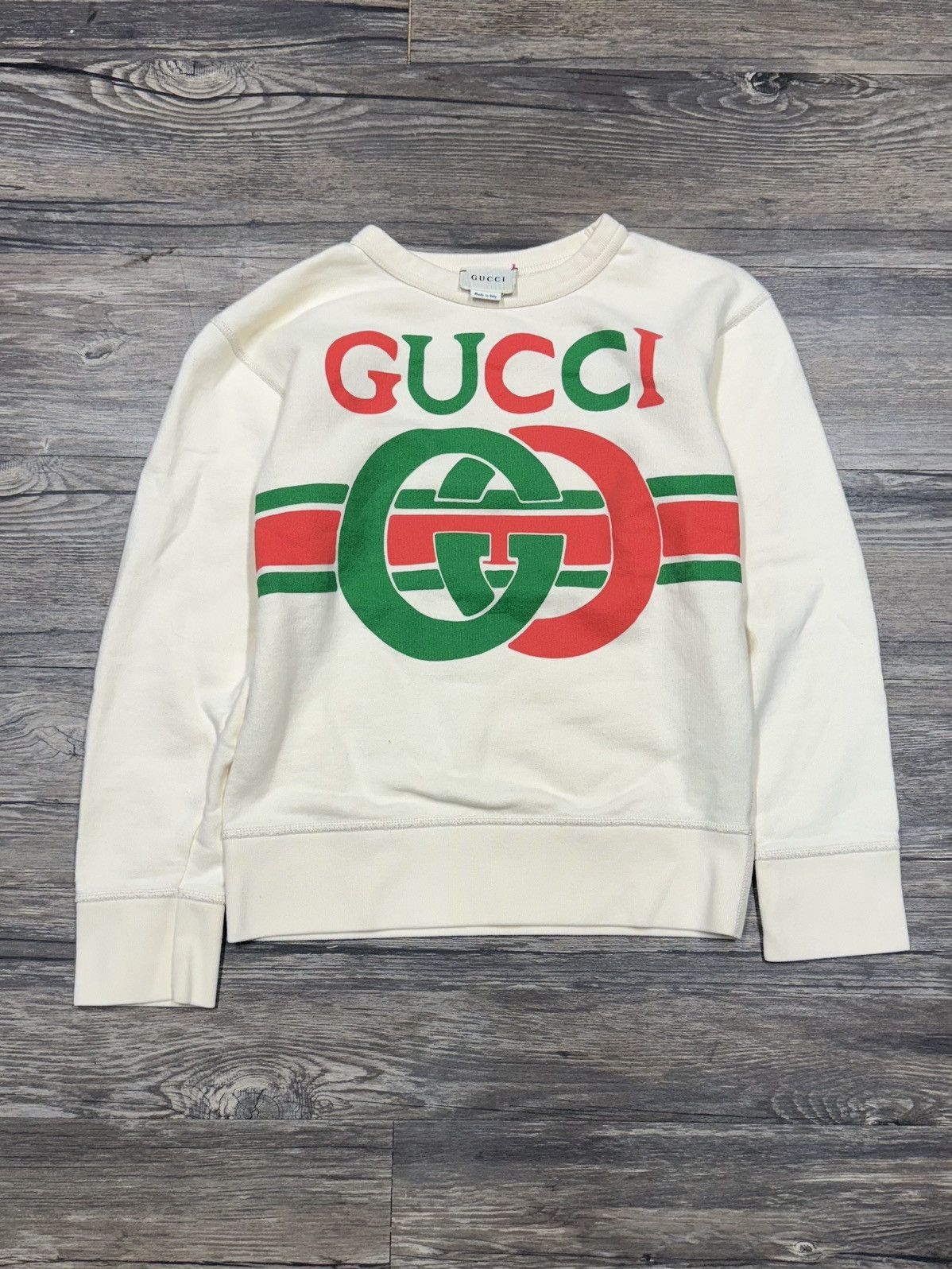 Gucci Gucci Longsleeve Crewneck Size L / US 10 / IT 46 - 1 Thumbnail