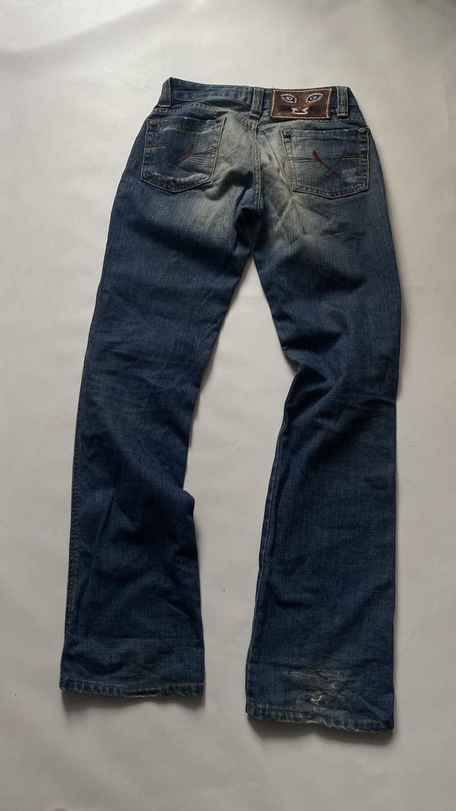 Dsquared2 Vintage Dsquared2 Y2k Flared bootcut Denim Jeans Embroidery Size 29" - 2 Thumbnail