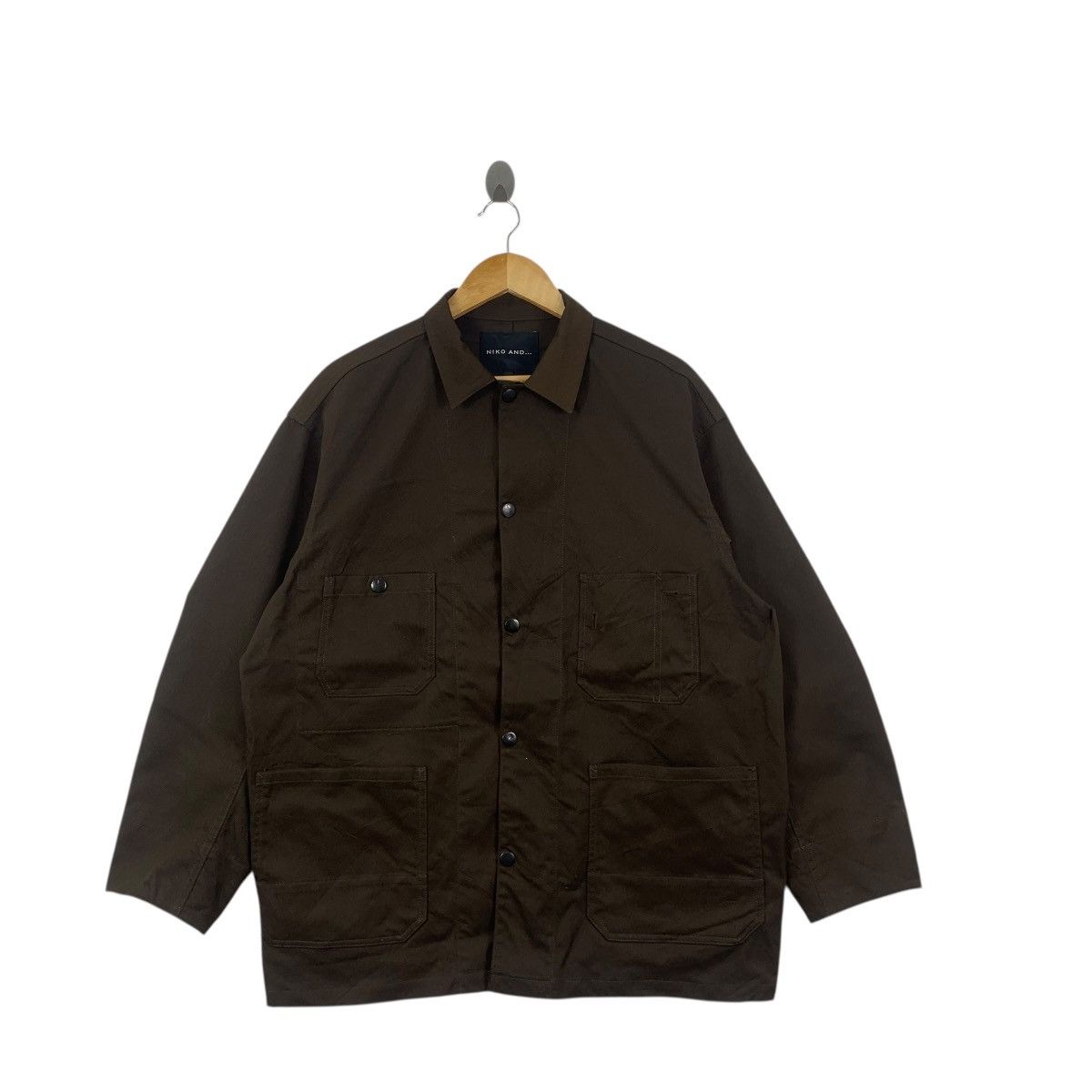 Other NIKO AND … JAPAN Collection Chore Worker Brown Jacket Parka Size US L / EU 52-54 / 3 - 3 Thumbnail