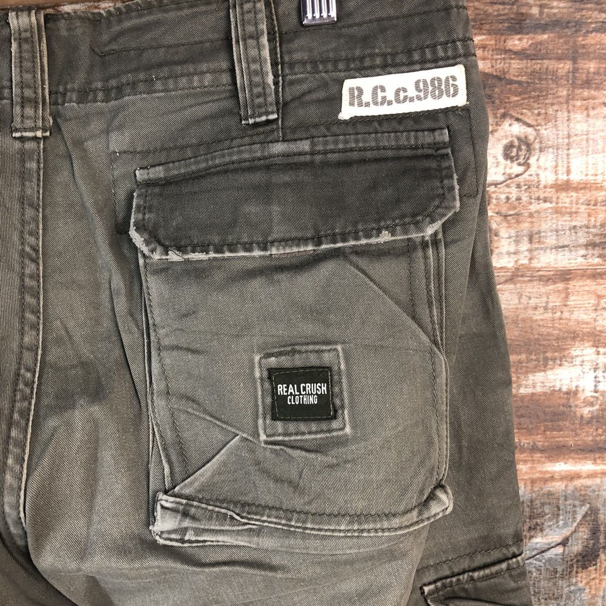 Japanese Brand DL Real Crush Clothing utility Cargo Multipocket Pants #C710 Size US 33 - 17 Thumbnail