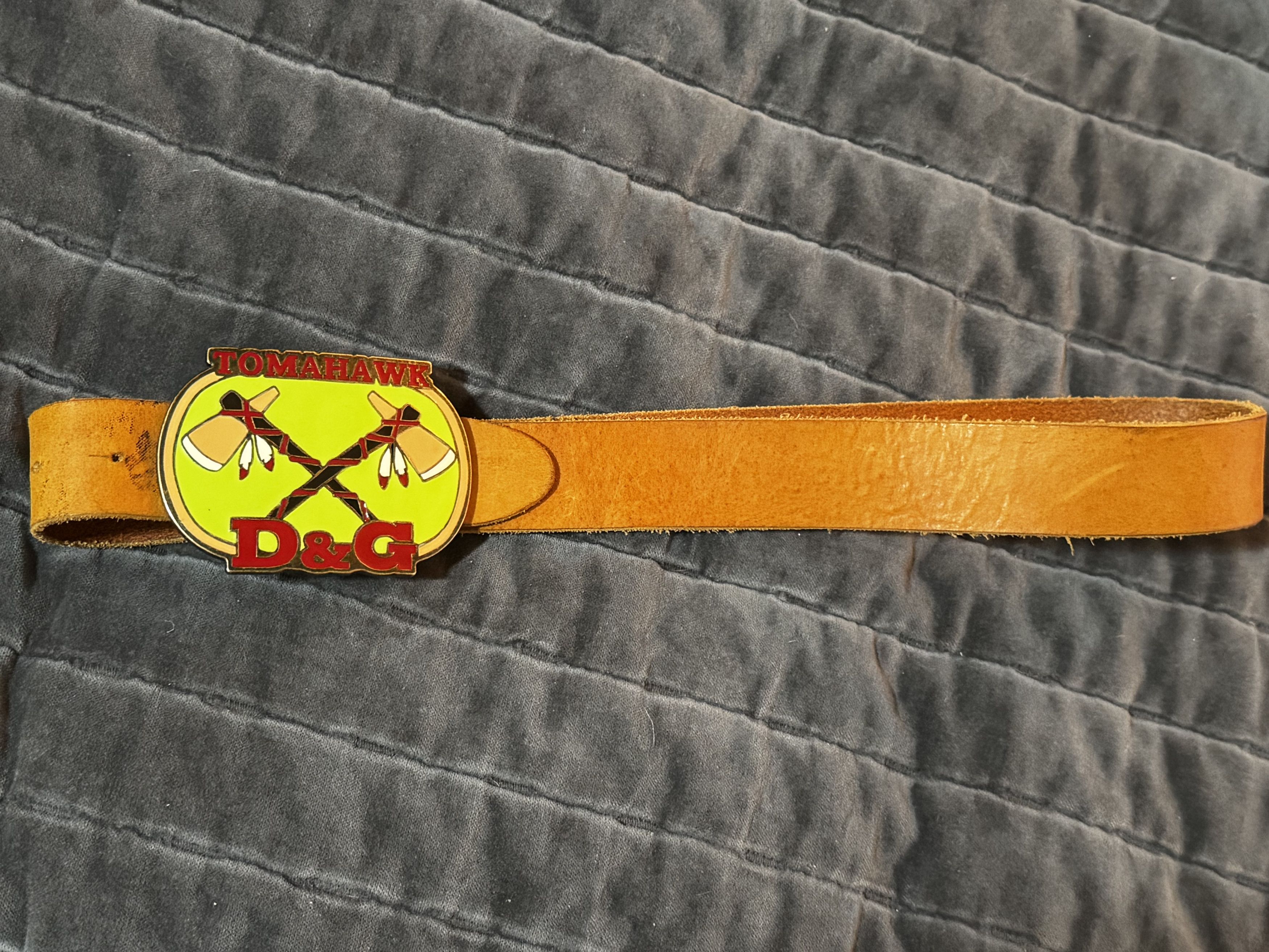 Dolce & Gabbana Dolce “tomahawk” vintage belt Size 32 - 1 Thumbnail