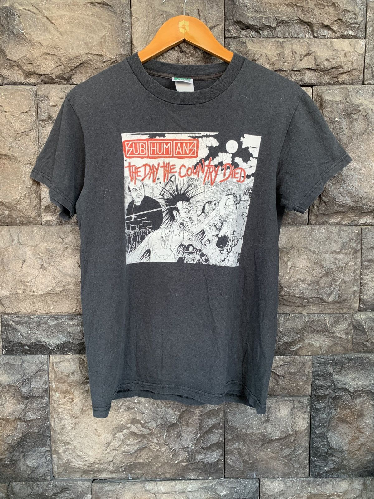 Band Tees Vintage Subhumans Punk Rock Band Cinder Block T shirt Size US M / EU 48-50 / 2 - 1 Thumbnail