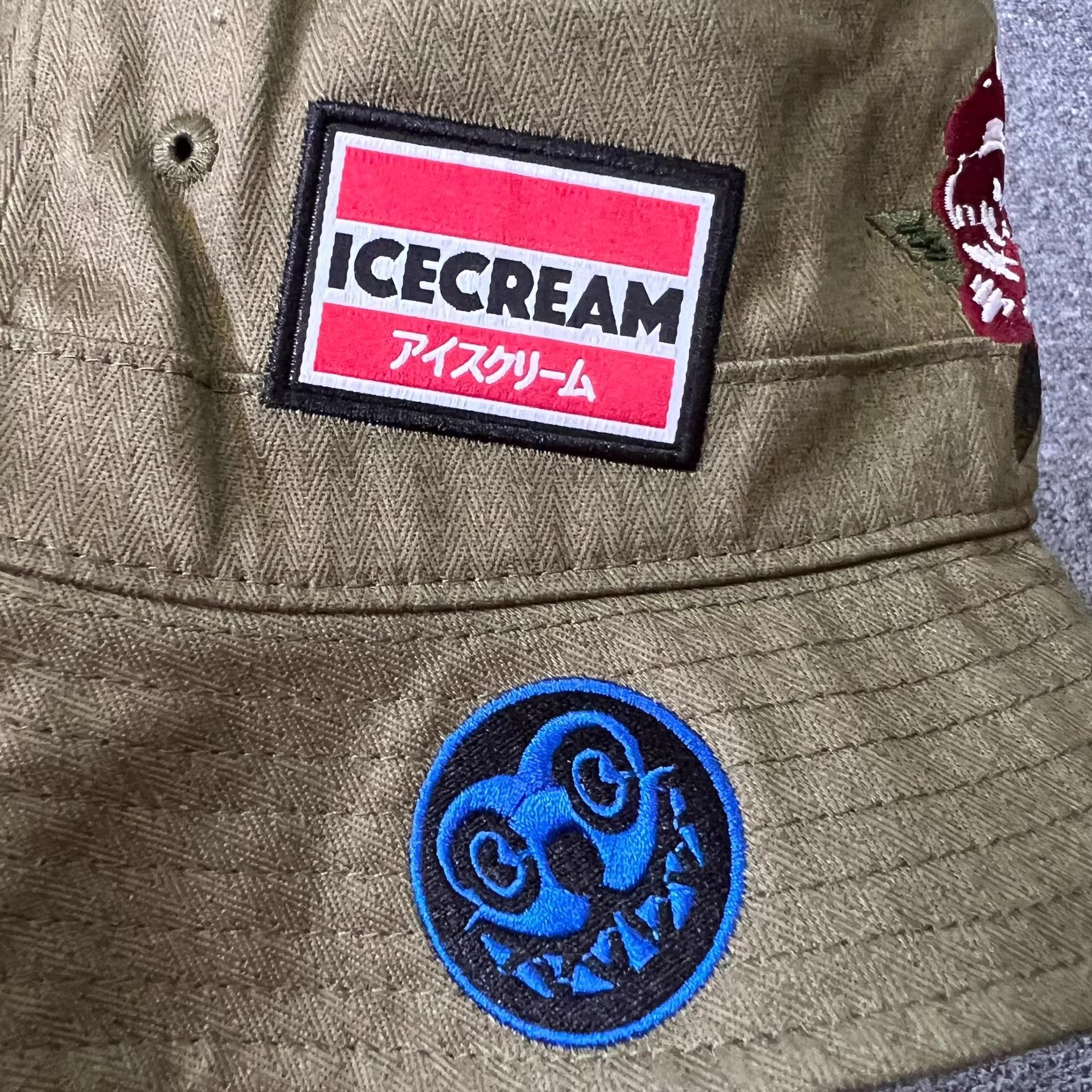 Billionaire Boys Club BBC US Flying Dog & Dollar Embroidered Bucket Hat Q7 Size ONE SIZE - 7 Thumbnail