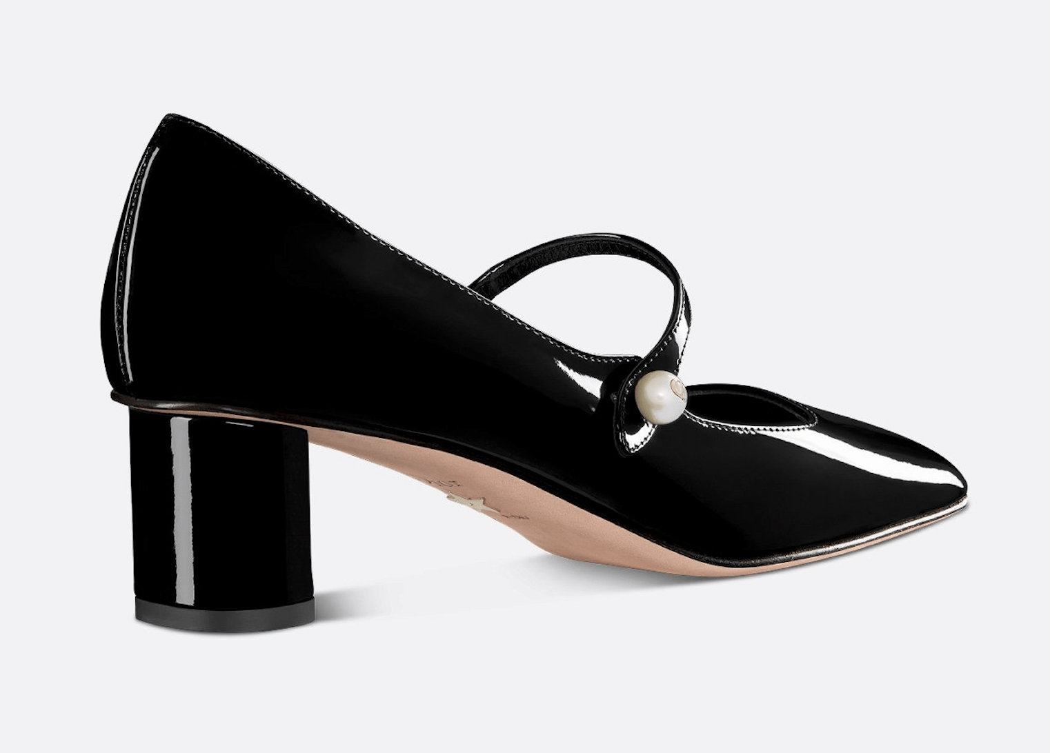 Dior Dior Jolie Patent Maryjane Pearl Strap Heel Pump 39.5 Size US 9.5 / IT 39.5 - 14 Thumbnail