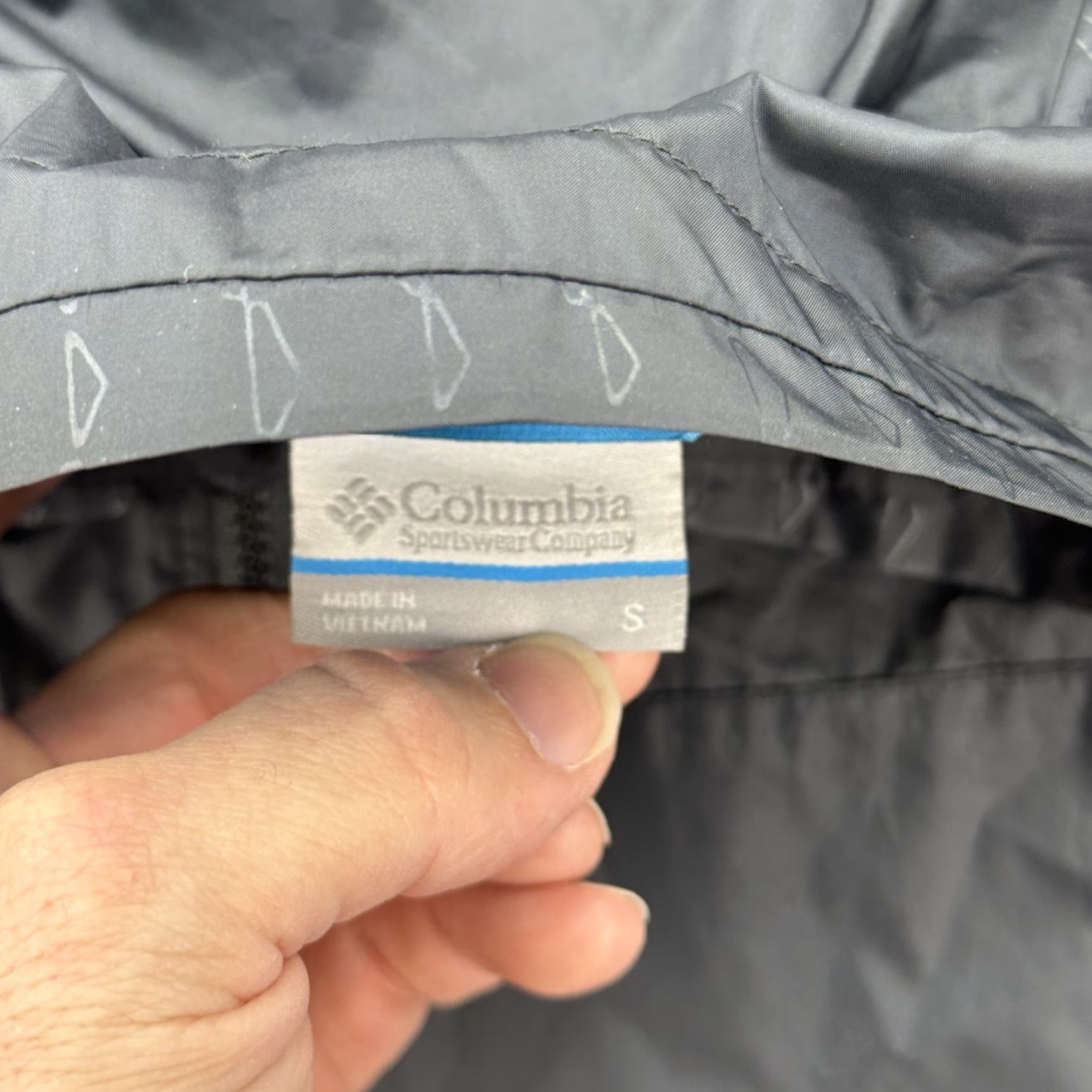 Vintage Columbia Jacket Mens Small Black Full Zip Windbreaker Lightweight Outdoors Coat Size US S / EU 44-46 / 1 - 4 Thumbnail