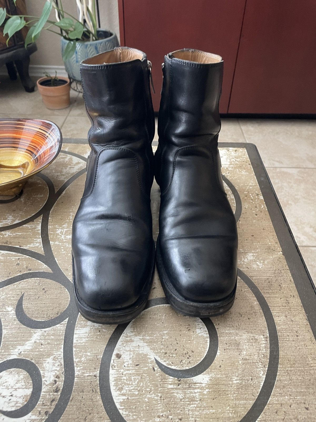 Salvatore Ferragamo Biker Zippered Ankle boots Size US 10.5 / EU 43-44 - 2 Thumbnail