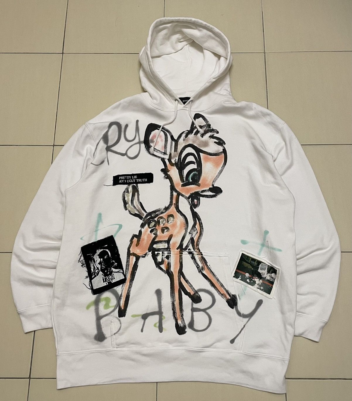 Japanese Brand Guernika Shinichiro Inui Pop art Punk Bambi Hoodie Size US XL / EU 56 / 4 - 1 Thumbnail