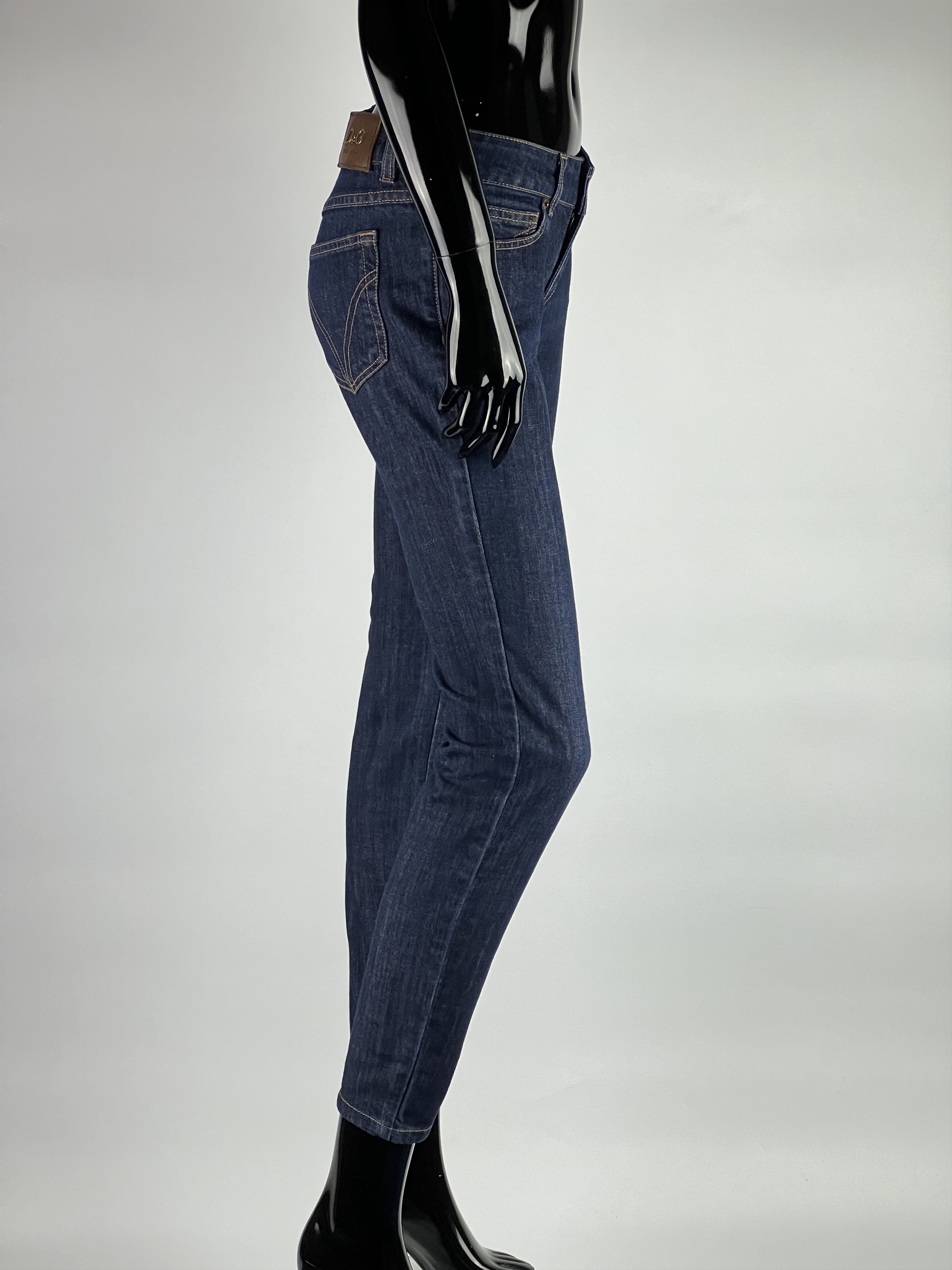 Dolce & Gabbana Dolce & Gabbana Women's Low Rise Skinny Jeans Size 26 Size 26" / US 2 / IT 38 - 2 Thumbnail
