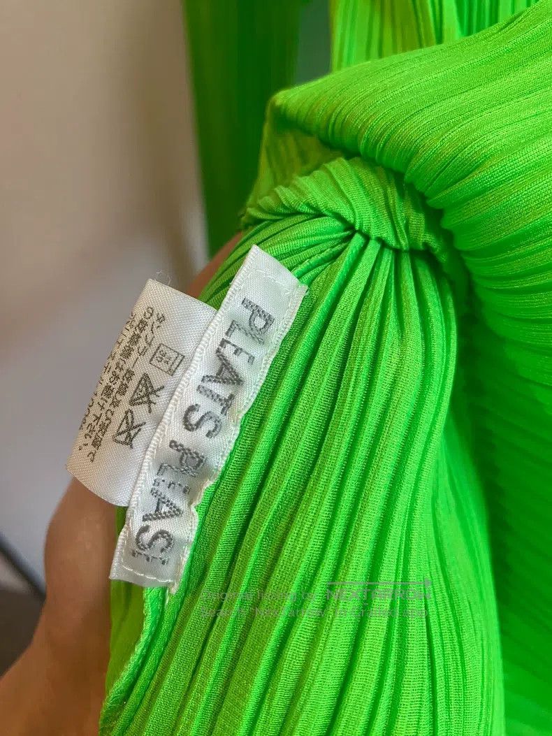 Issey Miyake Issey Miyake Green Long Sleeve Top Size XL / US 12-14 / IT 48-50 - 3 Thumbnail