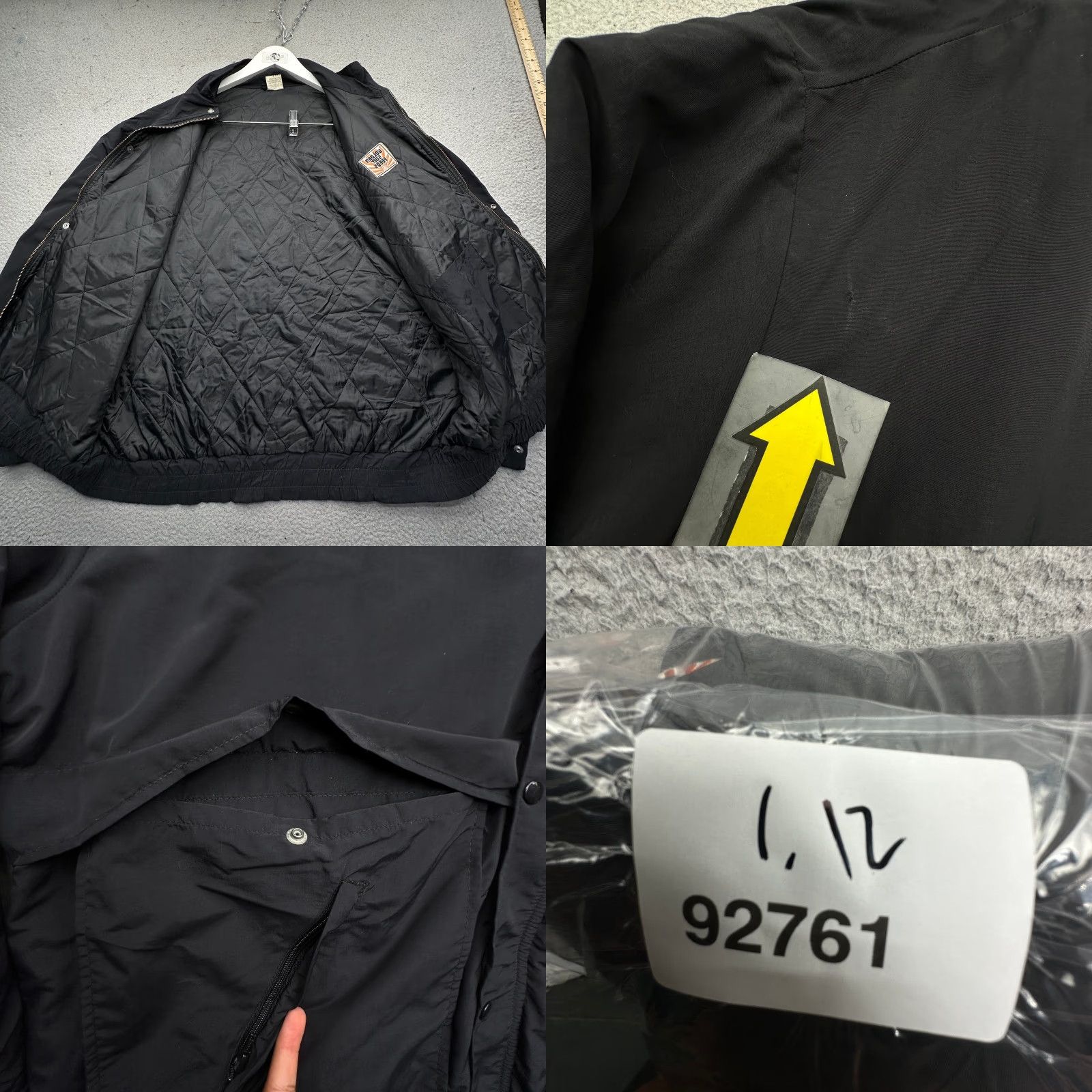 Vintage VINTAGE Unitog Jacket Mens XL Long Nylon Lined Bomber Workwear Black Size US XL / EU 56 / 4 - 8 Thumbnail
