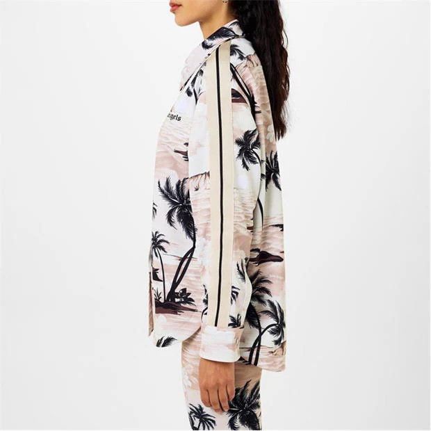 Palm Angels o1g2r1mq0325 Island Track Shirt in Multicolor Size S / US 4 / IT 40 - 4 Thumbnail