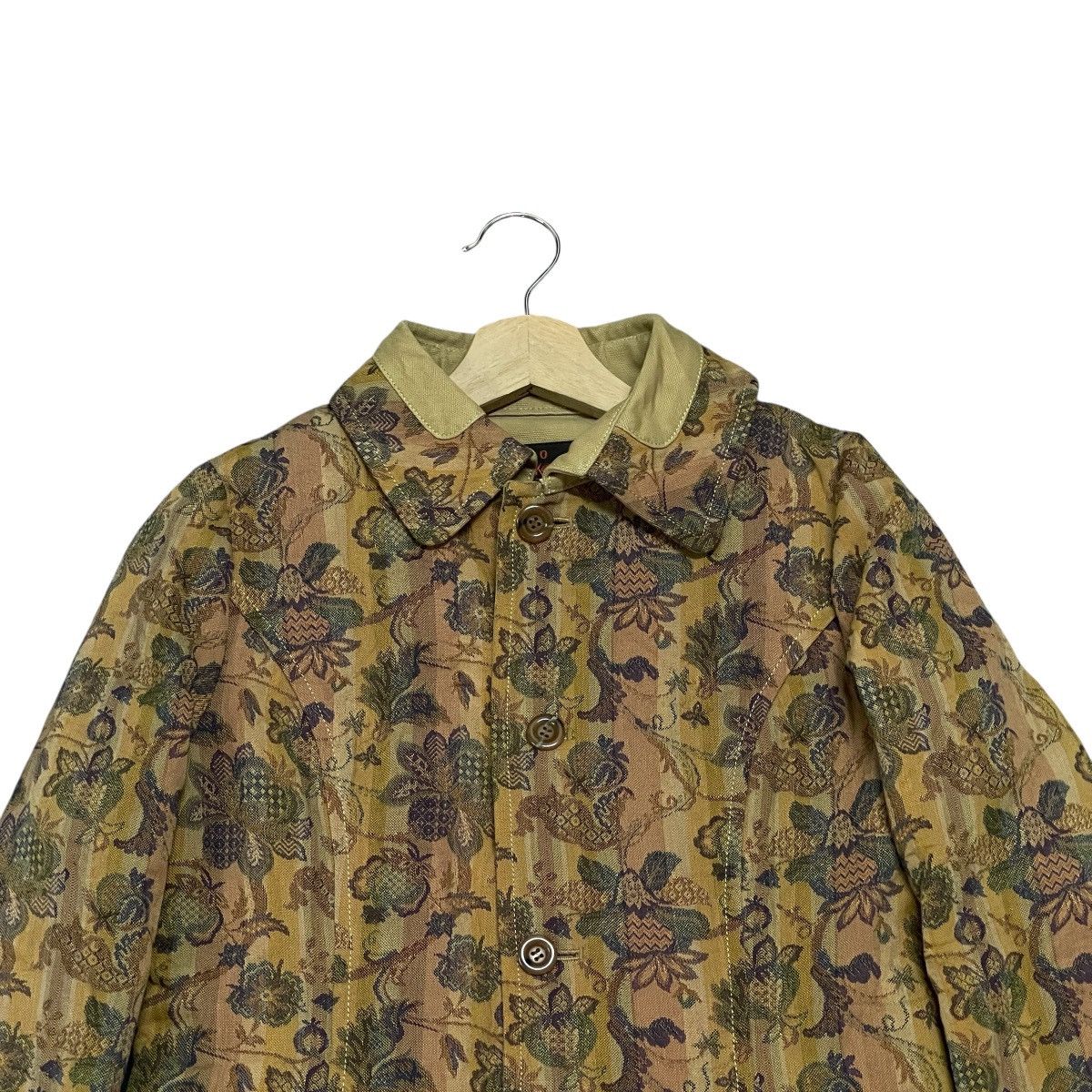 Japanese Brand Vintage Gekko Floral Patterned Long Jacket - Made in Japan Size S / US 4 / IT 40 - 6 Thumbnail