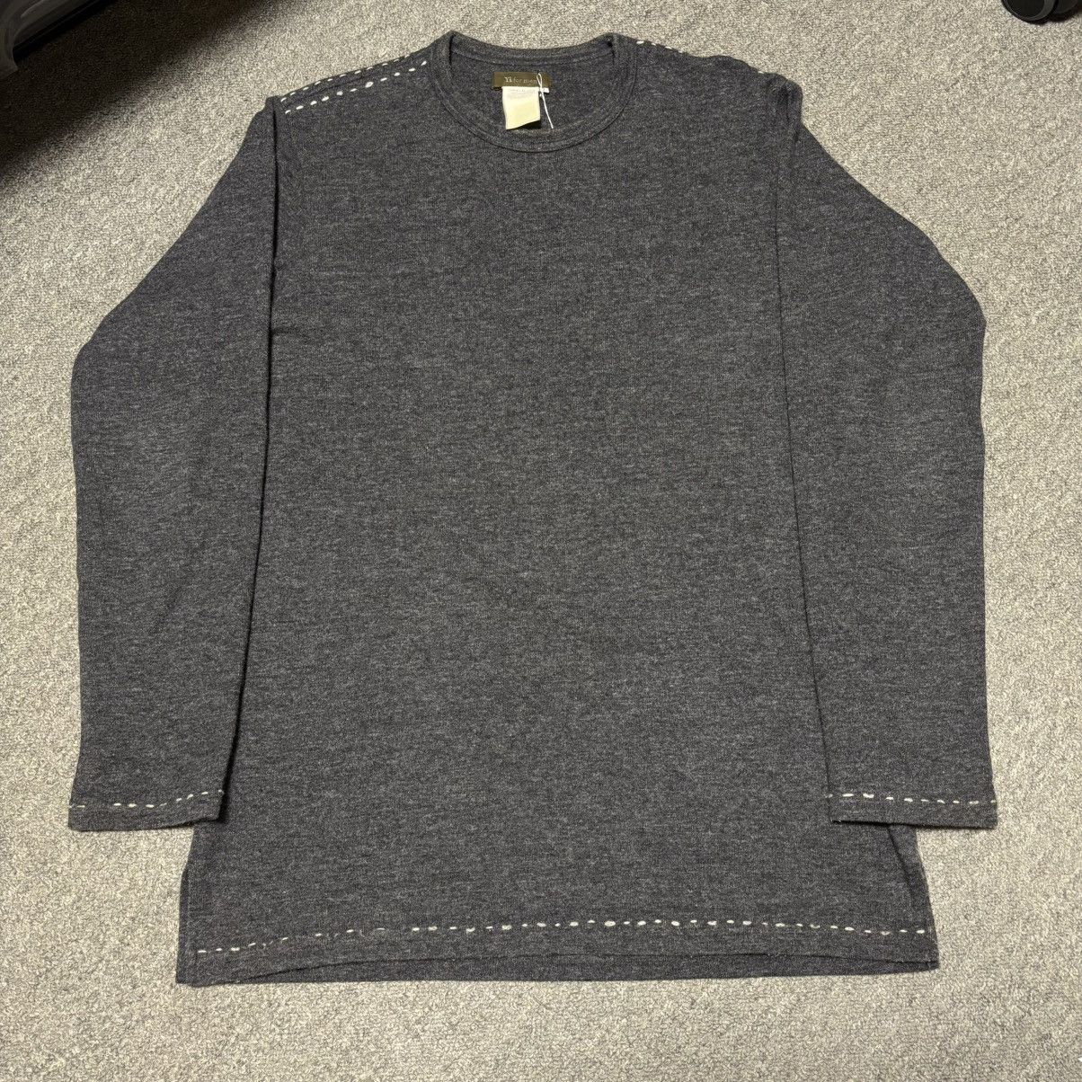 Yohji Yamamoto Y's For Men 90s Black Godzilla Knit Sweater | Grailed