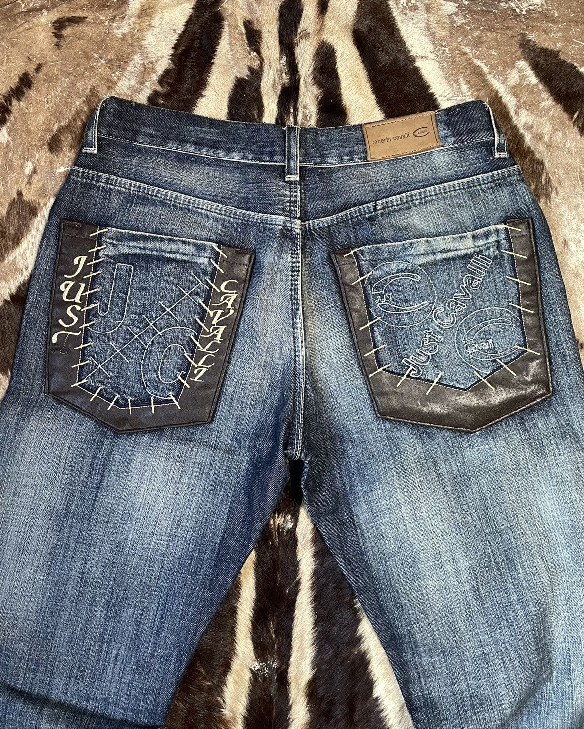 Just Cavalli JUST CAVALLI EMBROIDERED DENIM Size US 32 / EU 48 - 4 Thumbnail
