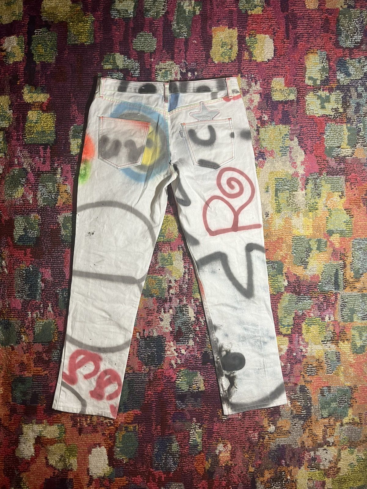 Asspizza × Robins Jeans Asspizza Denim Therapy 36 Size US 35 - 2 Thumbnail