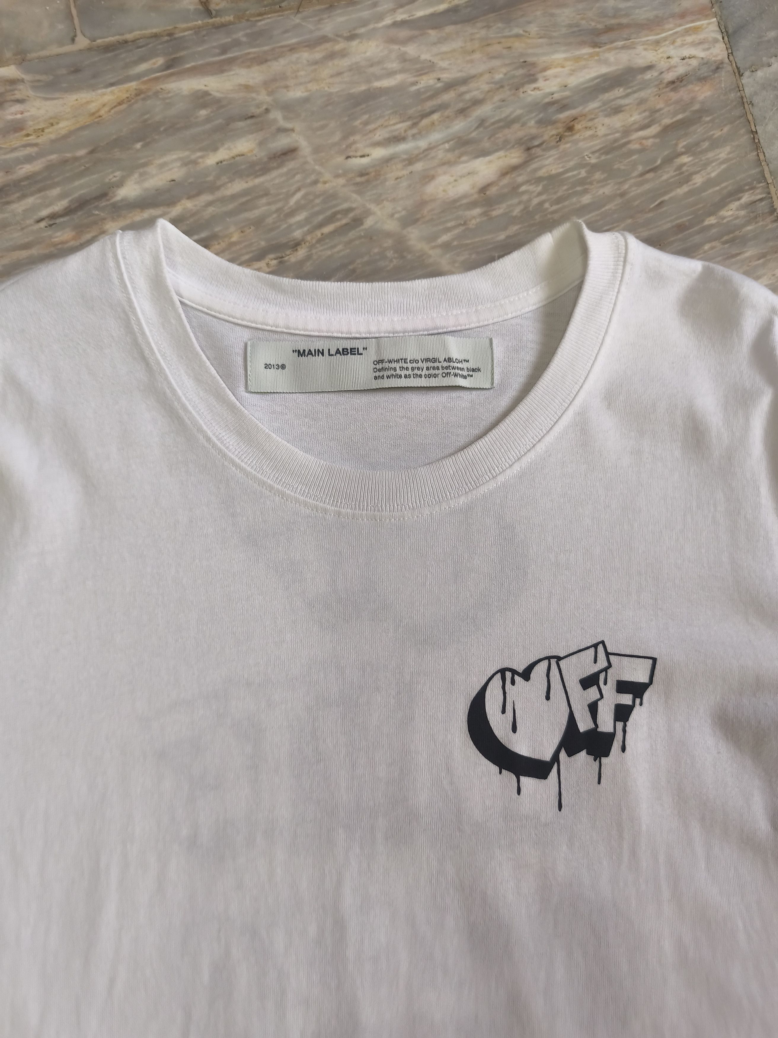 Off-White OFF-WHITE MARKERS CASUAL TEE Size S / US 4 / IT 40 - 2 Thumbnail