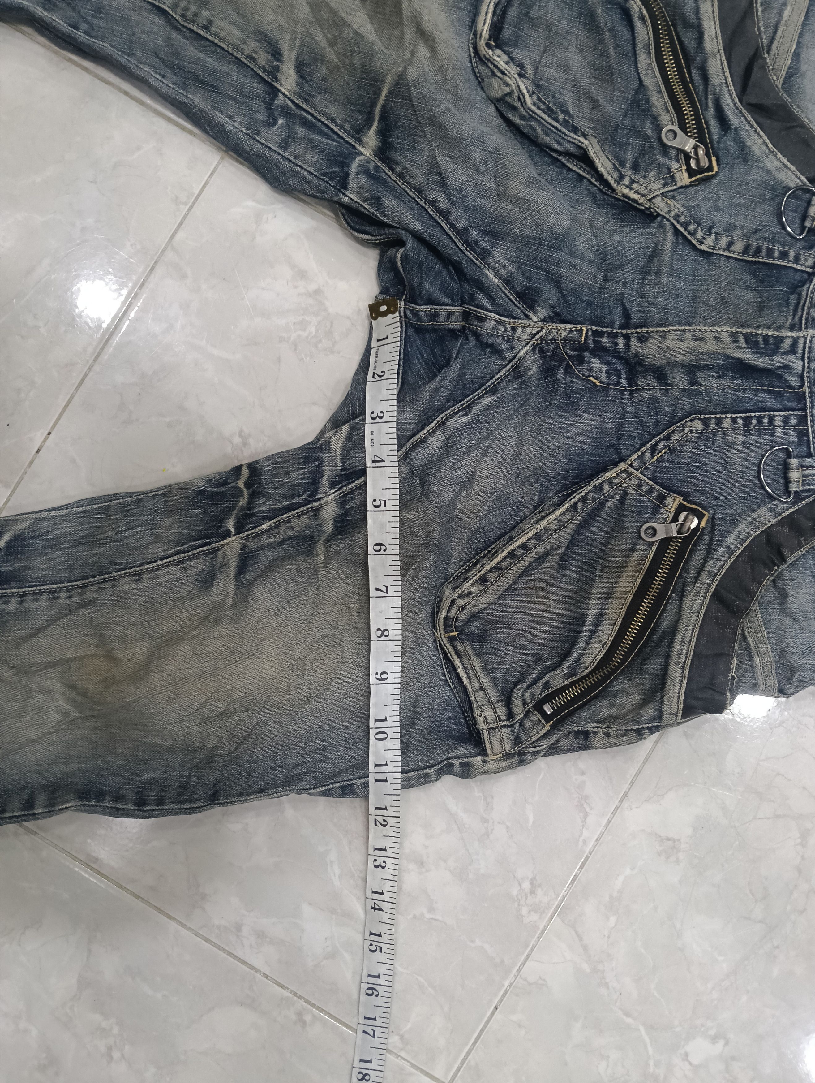 If Six Was Nine Ppfm Japan Brand Curve Jeans Size US 33 - 23 Thumbnail