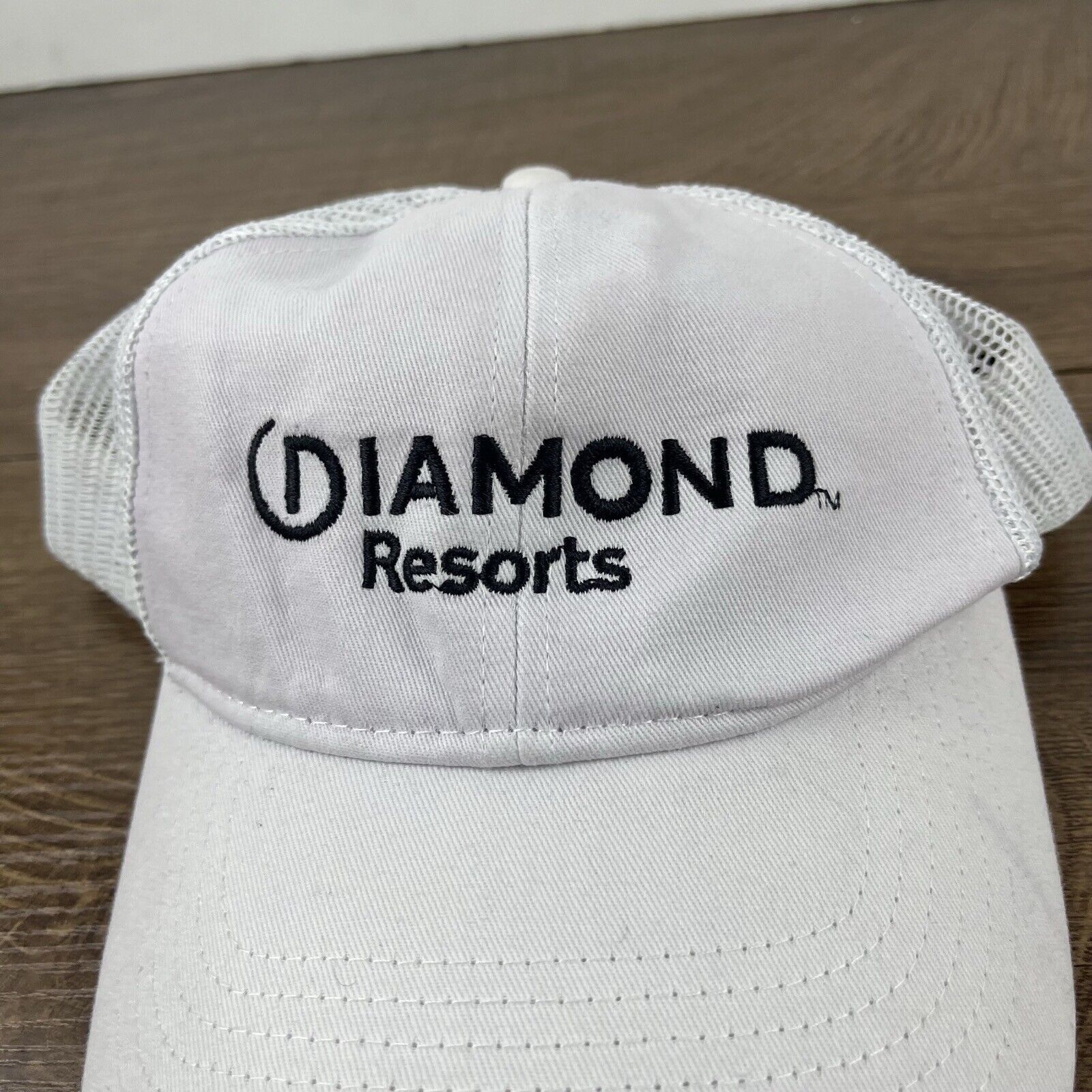 Other Diamond Resort Hat Diamond Snapback Hat White Adjustable Hat Size ONE SIZE - 8 Thumbnail