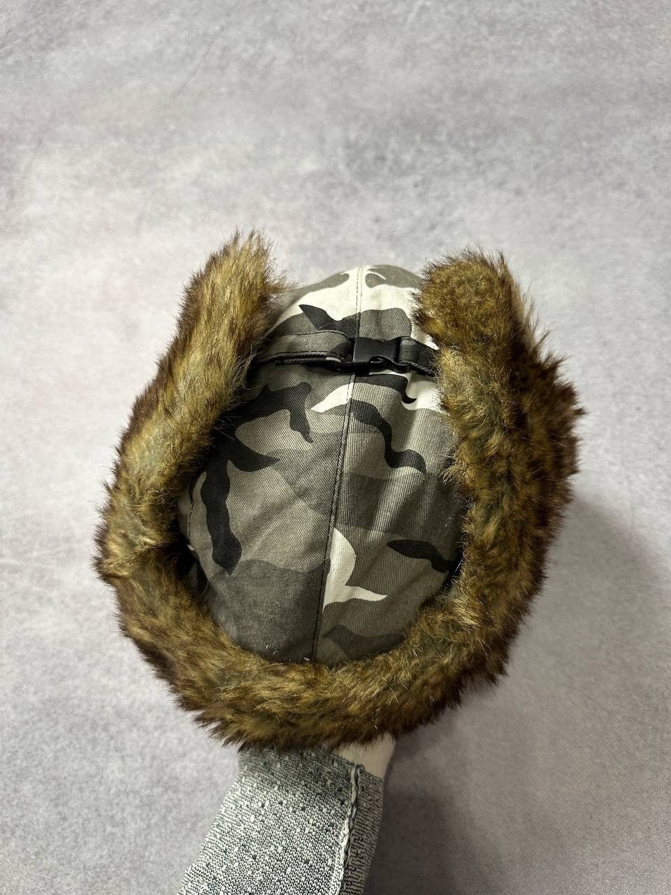 Japanese Brand × Vintage Vintage Y2K USHANKA Mohair Fuzzy 90’s Hat Asap Rocky Style Size ONE SIZE - 4 Thumbnail