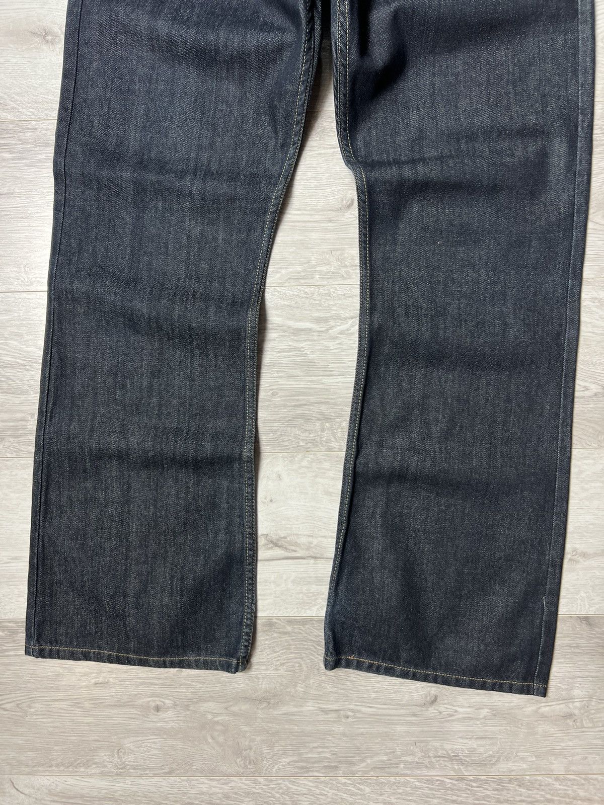 Levi's Vintage Levis 527 Low Boot Cut Jeans Dark Indigo Denim Pants Size US 36 / EU 52 - 6 Thumbnail