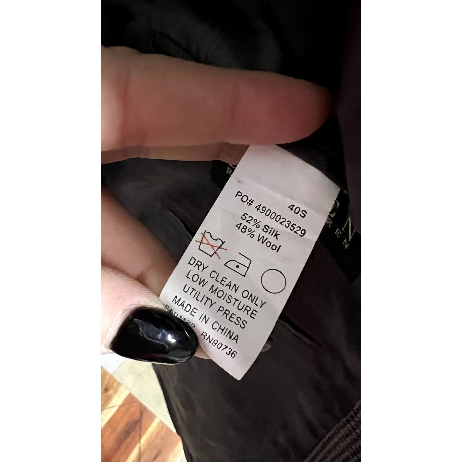 Lauren Ralph Lauren Vintage 90s Ralph Lauren Men's Herringbone Blazer Size 40S Size 40S - 4 Thumbnail