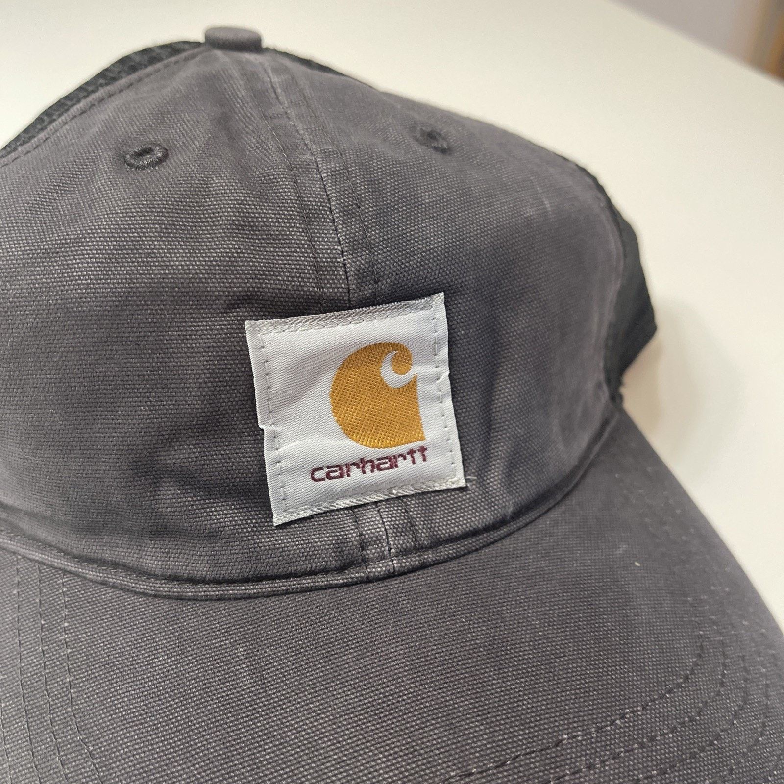 Carhartt Carhartt men's Trucker Cap Hat Snapback Gray New With Tags Size ONE SIZE - 2 Thumbnail