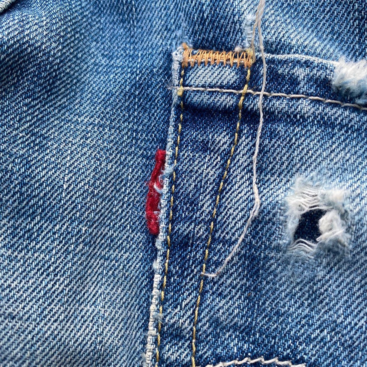 Kapital Vintage 90s Levis 503 Distressed Denim Size US 32 / EU 48 - 9 Thumbnail