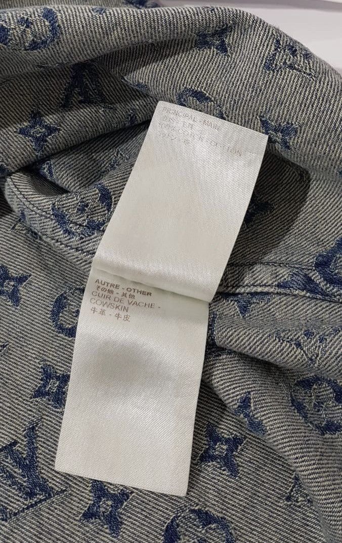 Louis Vuitton × Supreme Louis Vuitton X Supreme XS baseball Jersey Denim Monogram Size US XS / EU 42 / 0 - 7 Thumbnail