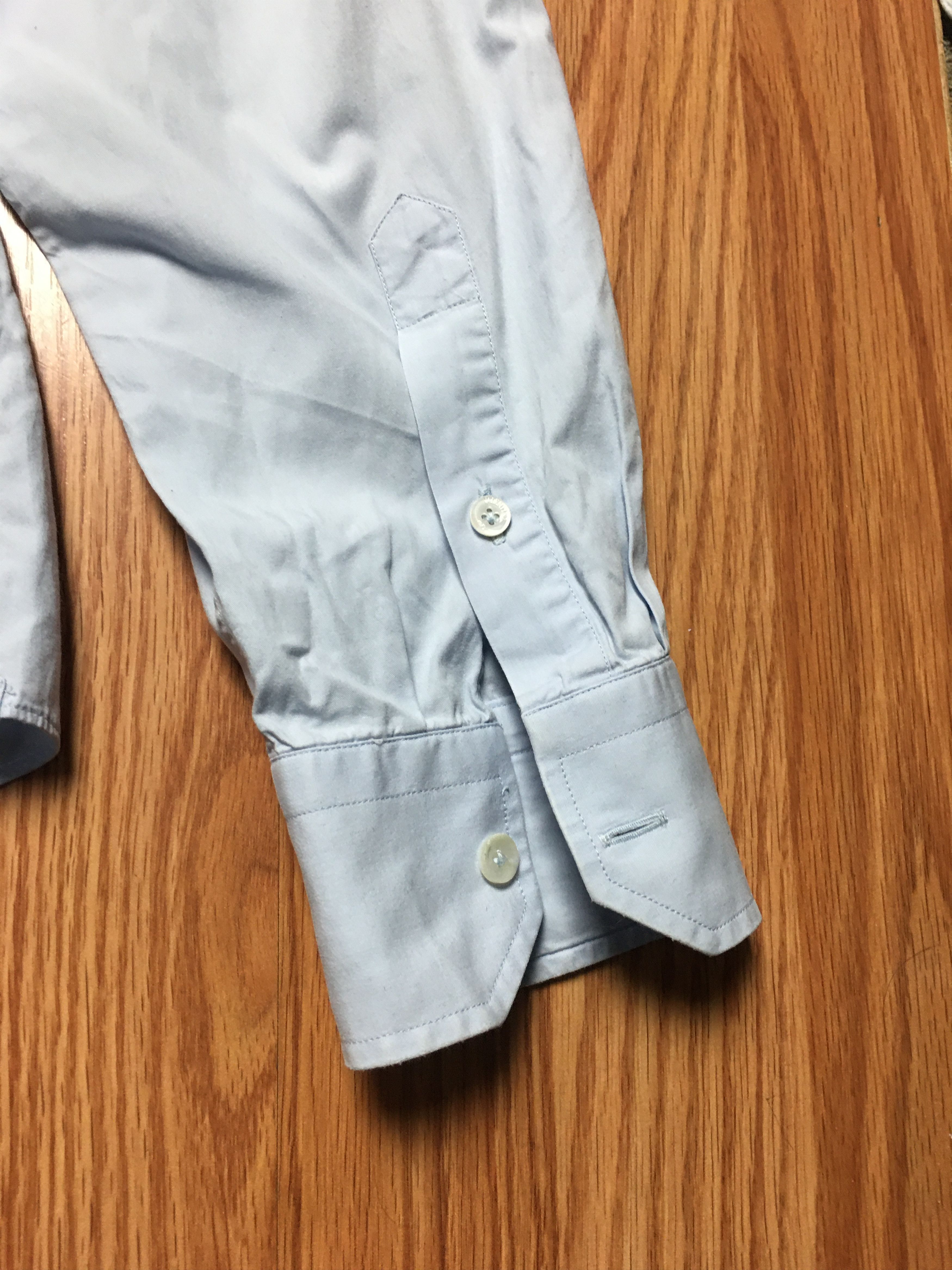 Valentino Valentino Light Blue Men Shirt Size 15 3/4 -40 Size 40R - 7 Thumbnail