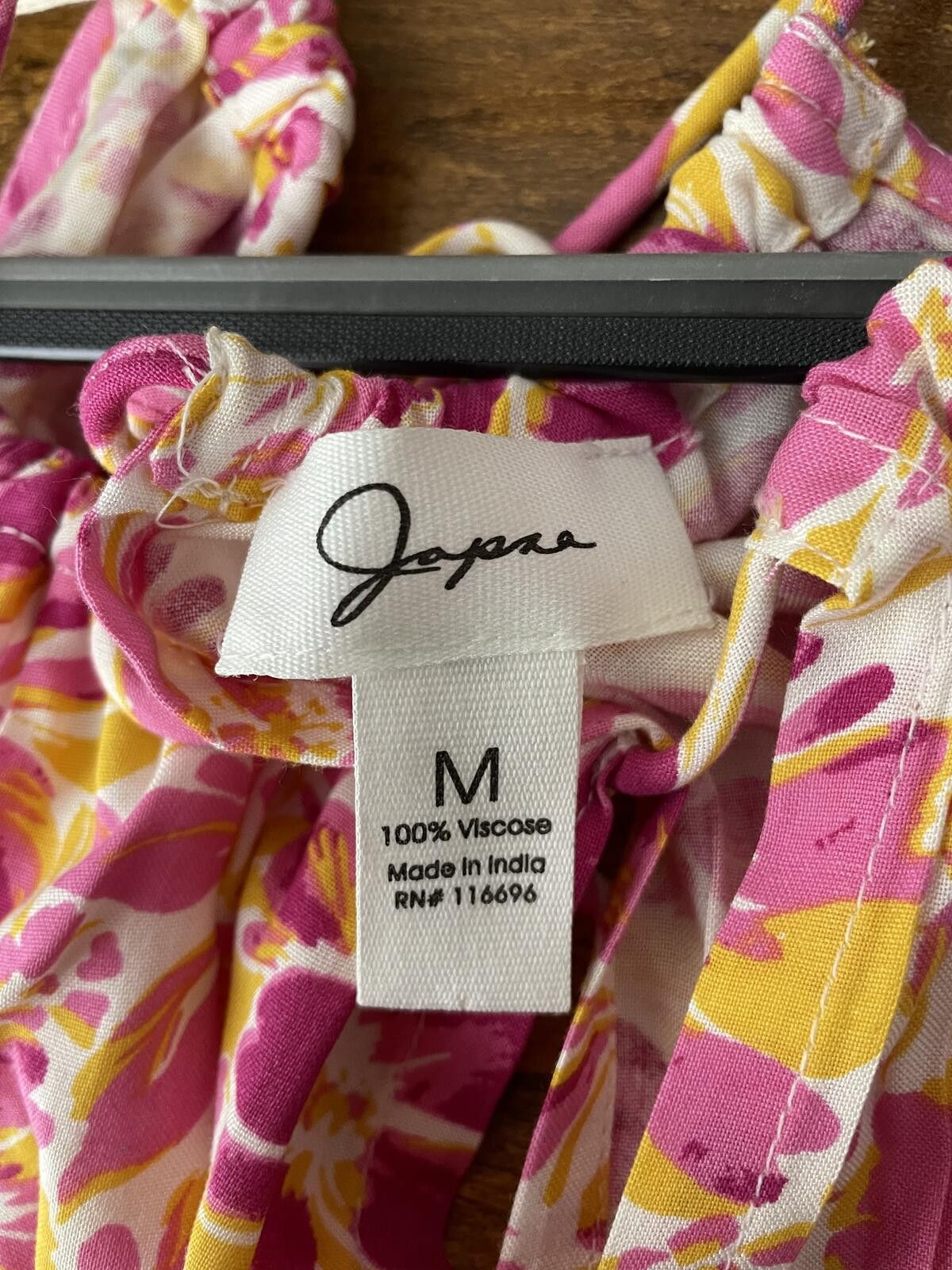 Japanese Brand Japna Floral Halter Crop Top Smocked Boho Festival Blouse M Size M / US 6-8 / IT 42-44 - 2 Thumbnail