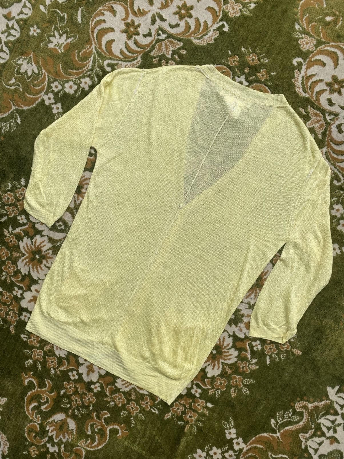 Katharine Hamnett London 1990s – Katharine Hamnett Double Pocket Knitted Cardigan Size M / US 6-8 / IT 42-44 - 7 Thumbnail