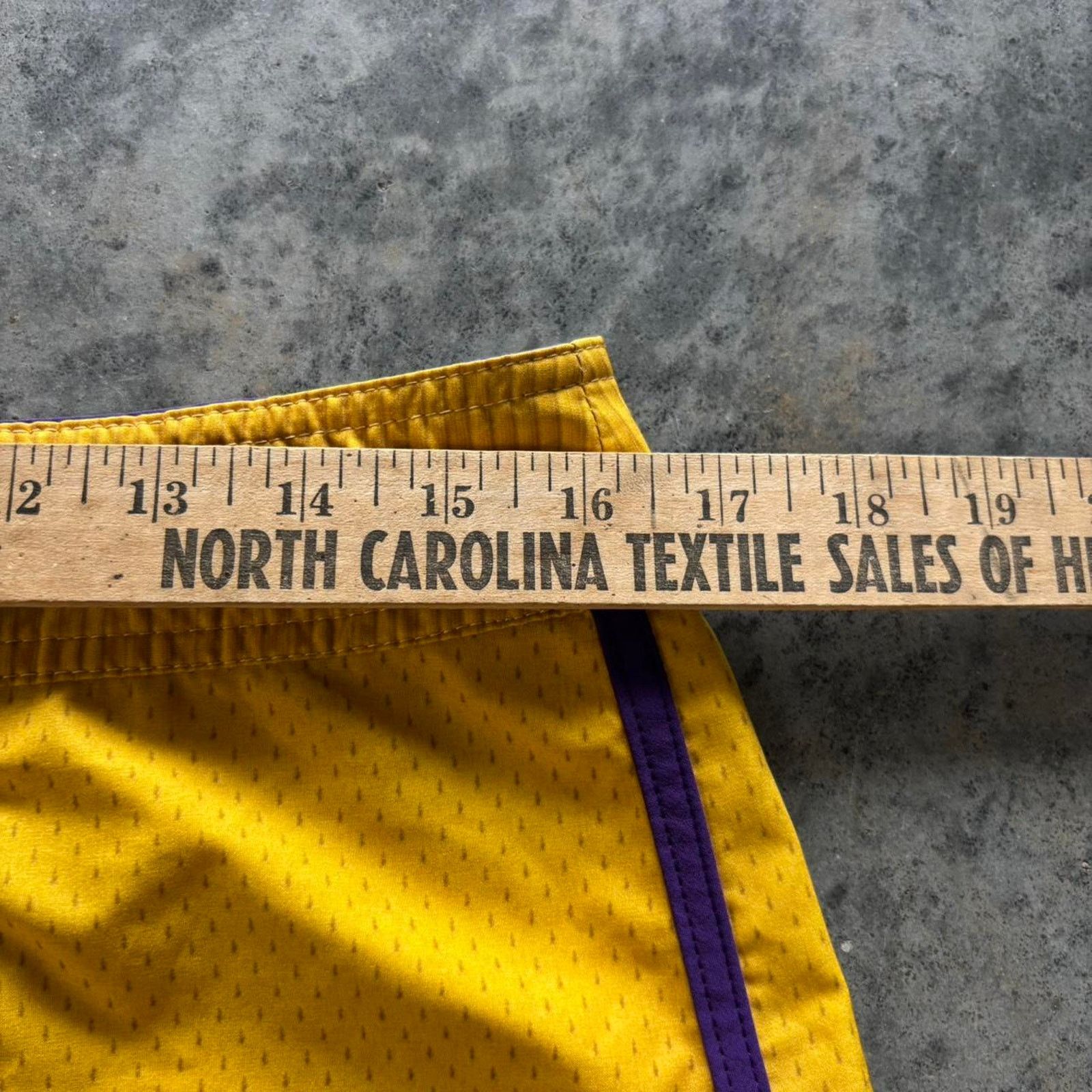 NBA × Nike × Vintage Y2K Nike 6.0 LA Lakers Swim Trunks Size US 31 - 4 Thumbnail