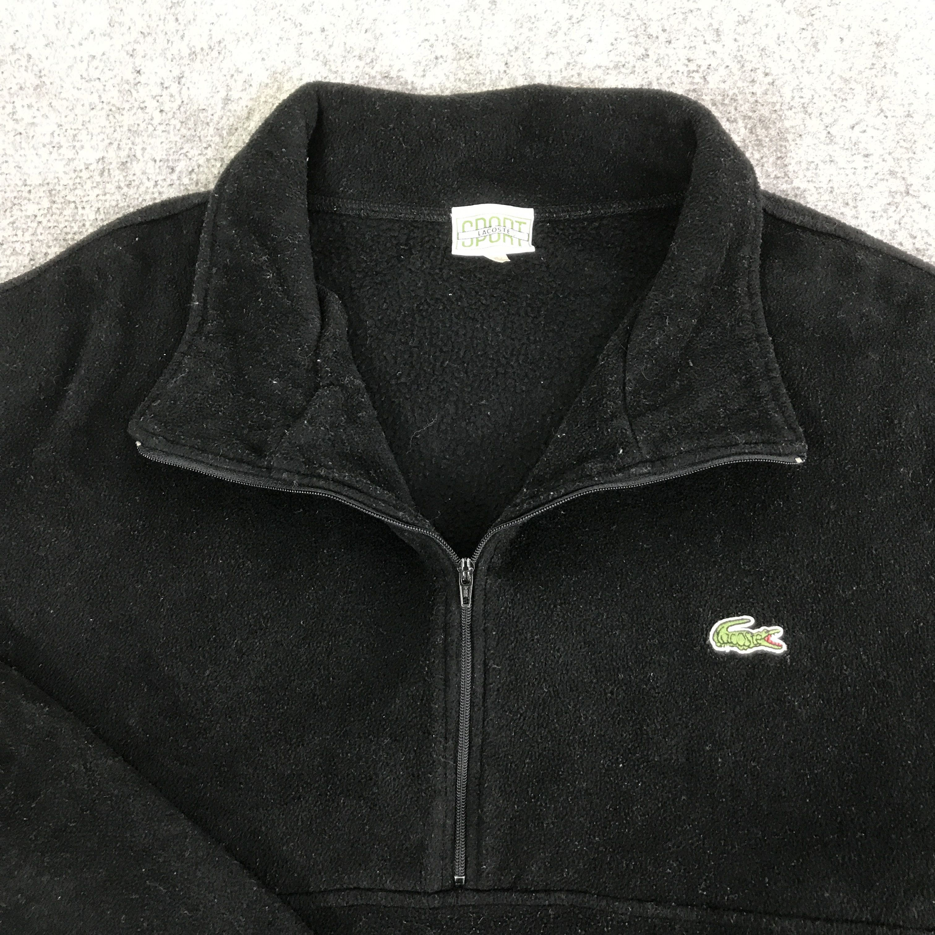 Lacoste lacoste fleece black jacket K113B18 Size US XL / EU 56 / 4 - 7 Thumbnail
