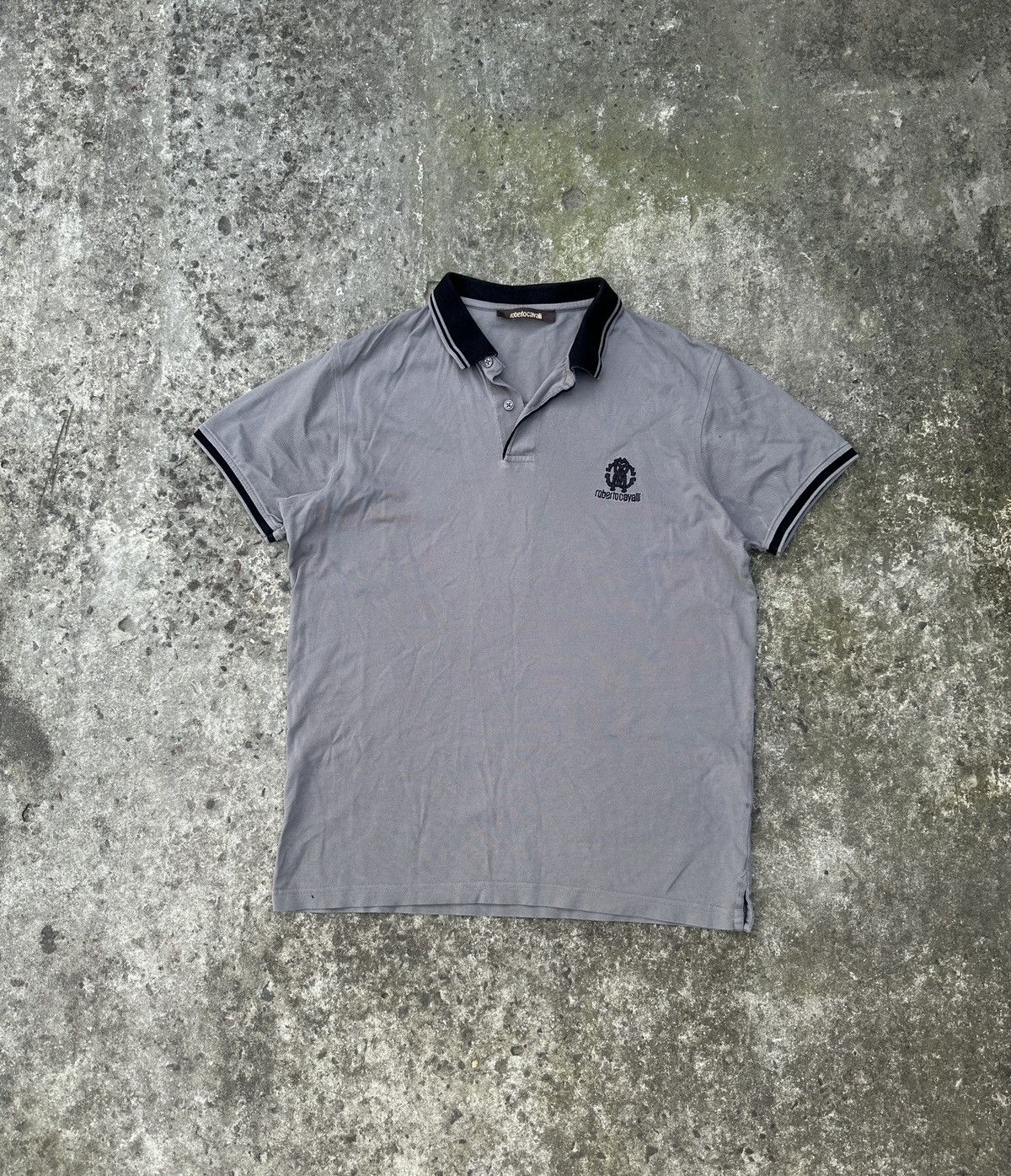 Roberto Cavalli Roberto Cavalli Logo Polo Streetwear Luxury Style Rare L Size US L / EU 52-54 / 3 - 1 Thumbnail