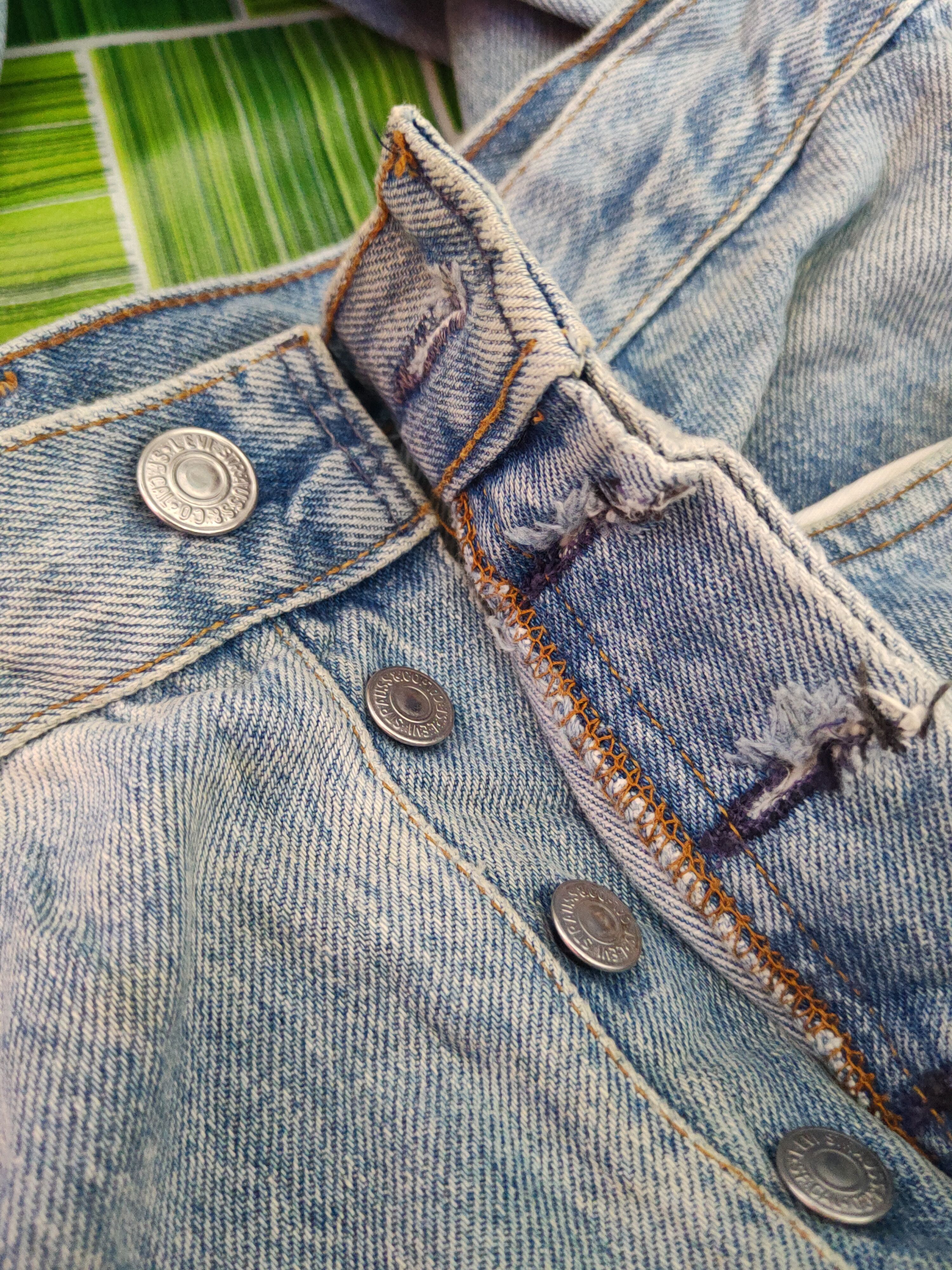 Levi's Levi's Blue Faded Distressed Ripped Jeans #S1653 Size US 30 / EU 46 - 16 Thumbnail