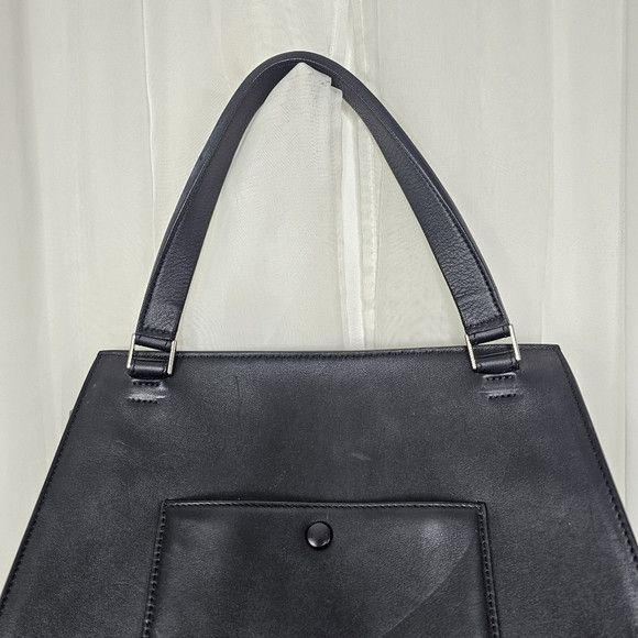 Celine Céline Edge Colorblock Leather Top Handle Handbag Purple Size ONE SIZE - 6 Thumbnail