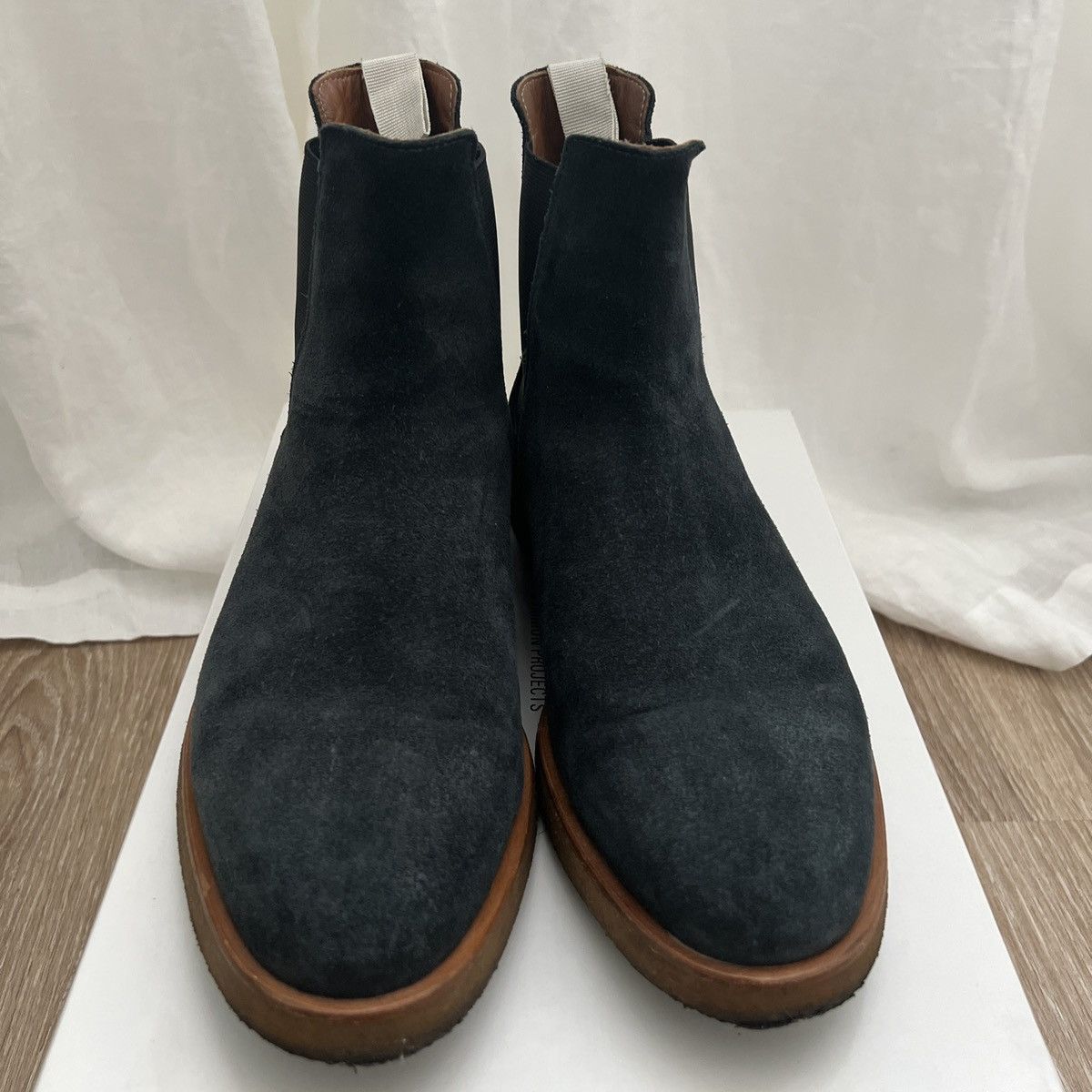 Common Projects Common Projects Chelsea Boot Black Suede Sz 40 Size US 8.5 / EU 41-42 - 4 Thumbnail